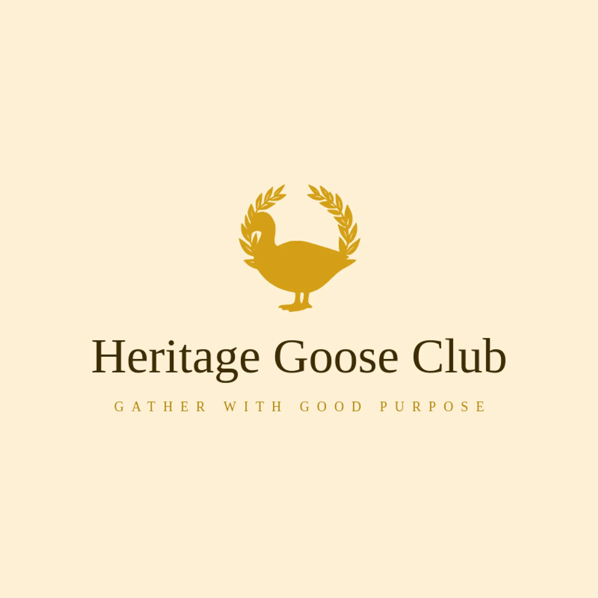 Heritage Goose Club logo for goose