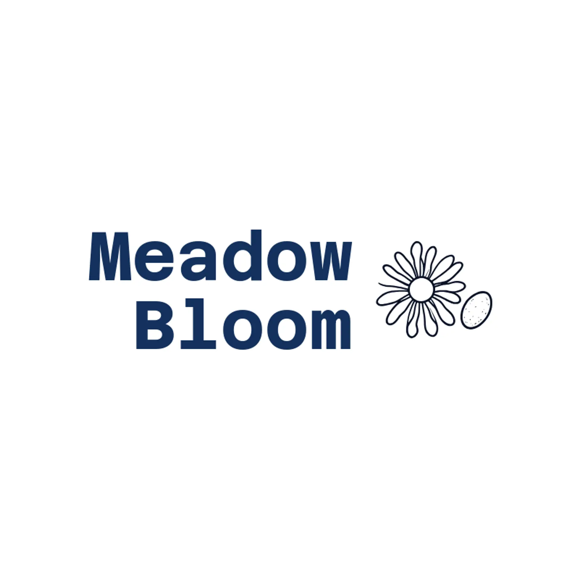 Meadow Bloom logo for vegan