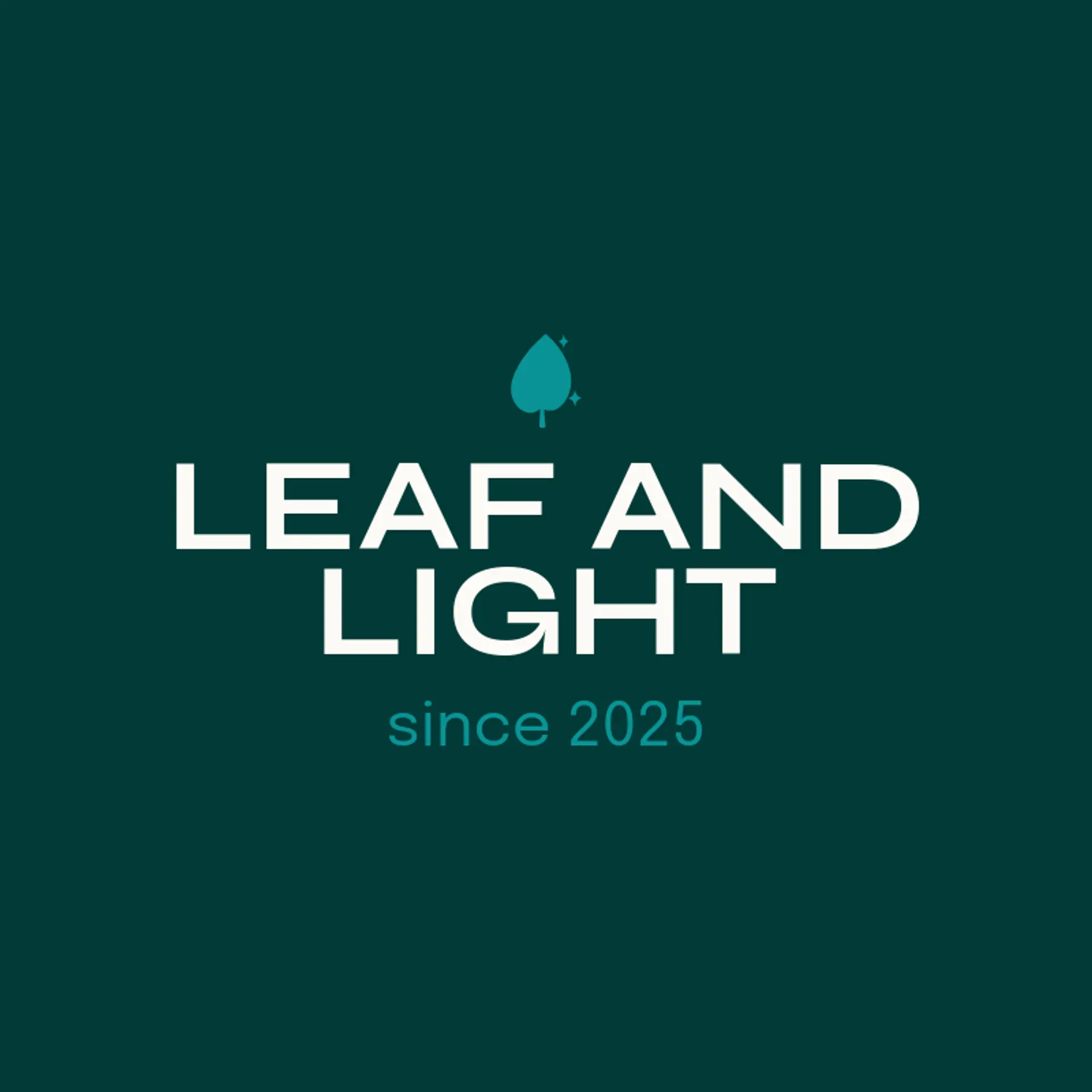 Leaf and Light logo for esthetician
