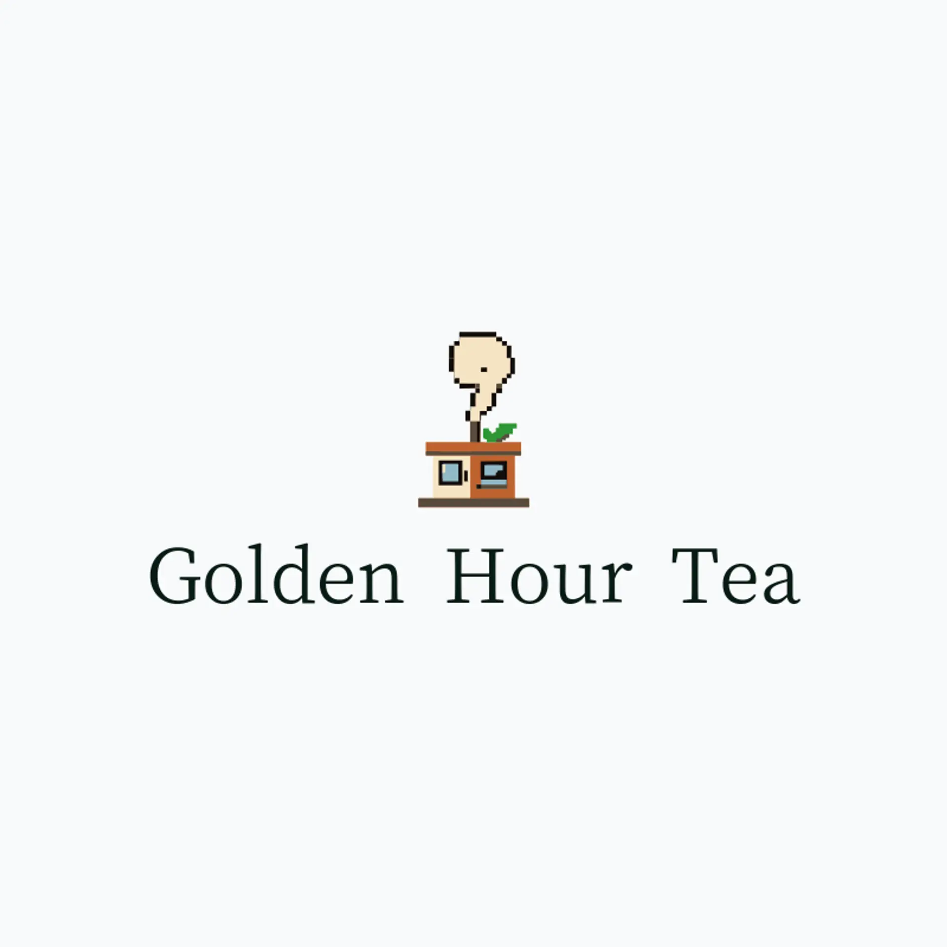 Golden Hour Tea logo for tea shop
