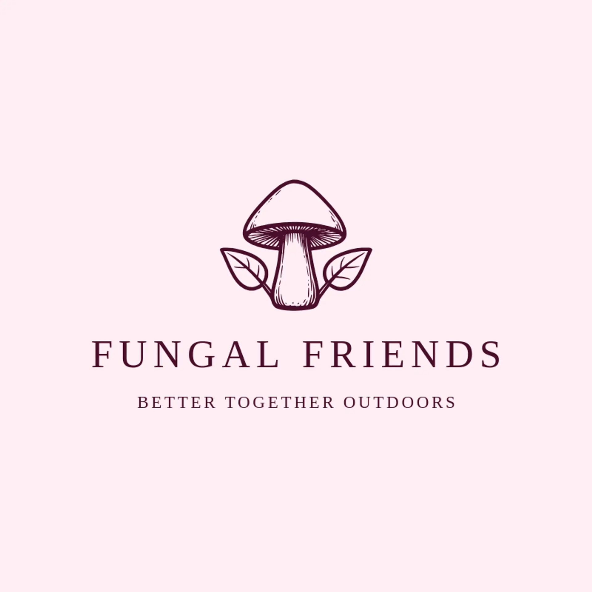 Fungal Friends logo for mushroom