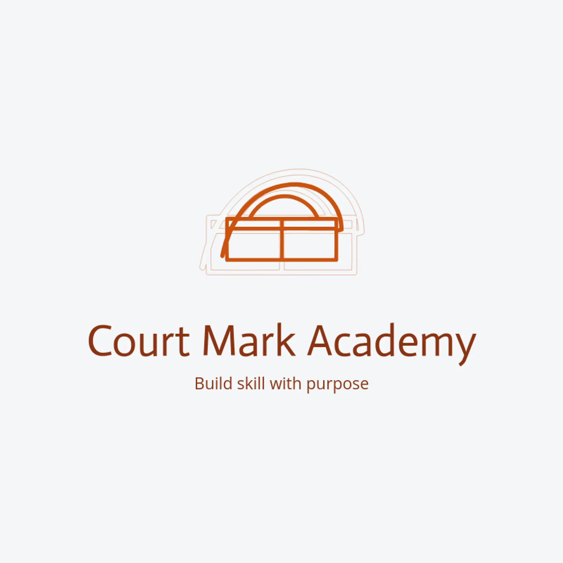 Court Mark Academy logo for badminton
