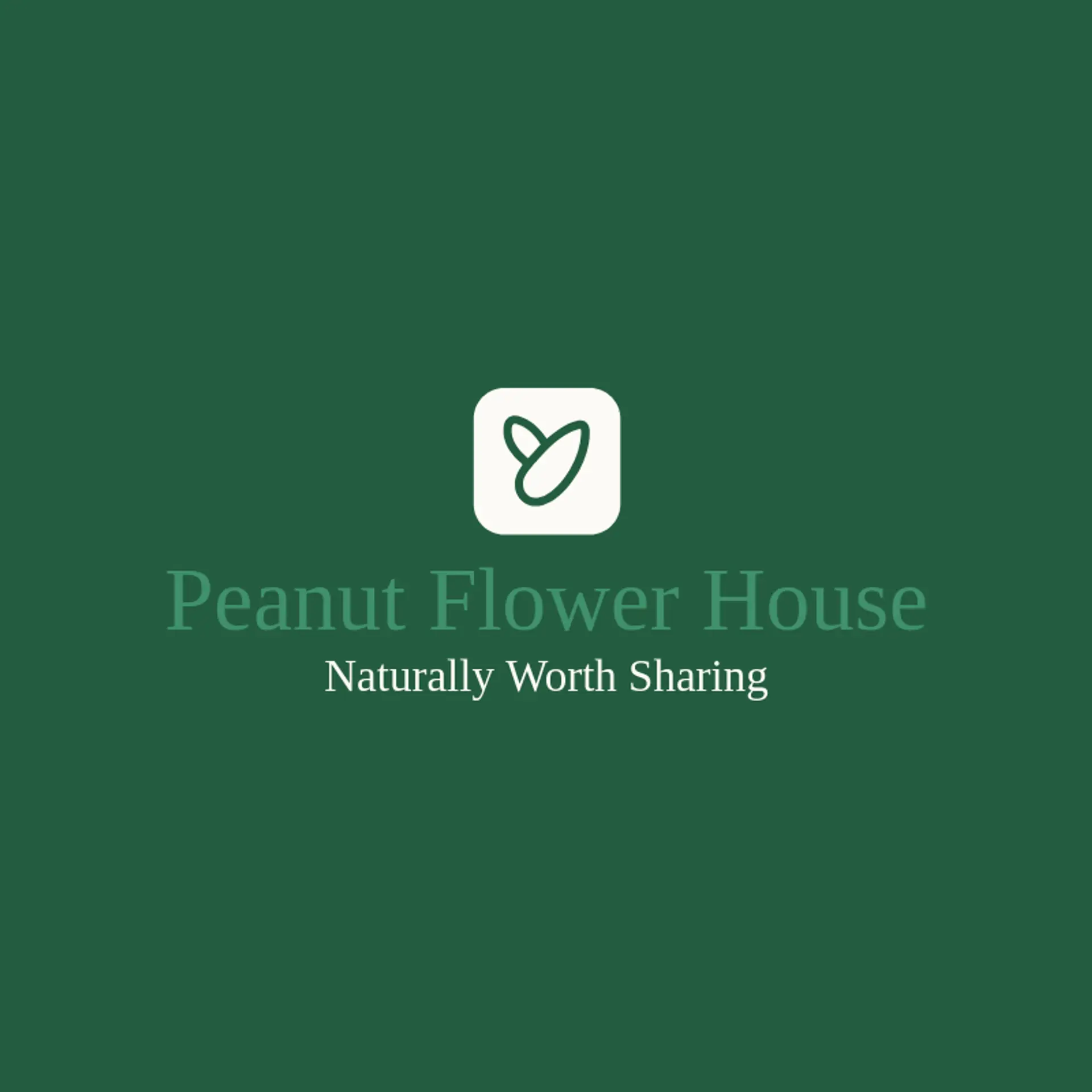 Peanut Flower House logo for peanut