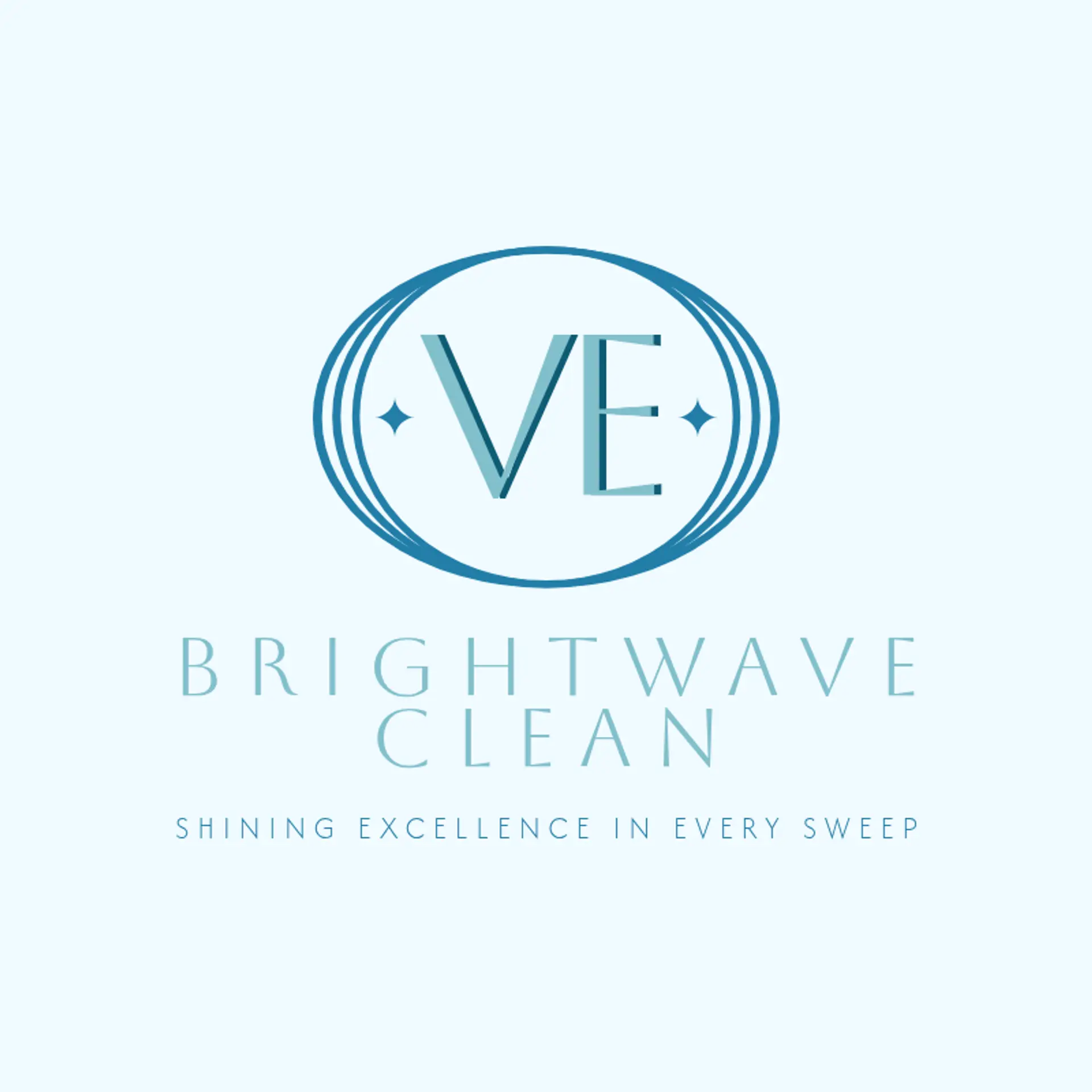 BrightWave Clean logo for cleaning