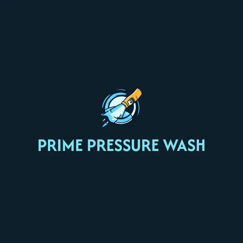 The pressure washing name Prime Pressure Wash as a branded logo with a color icon