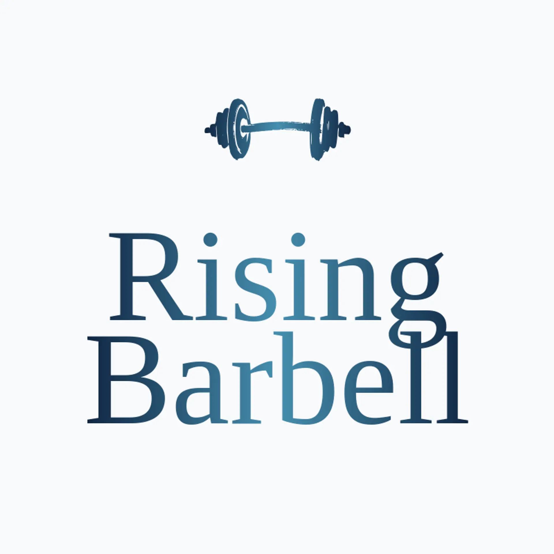 Rising Barbell logo for weightlifting