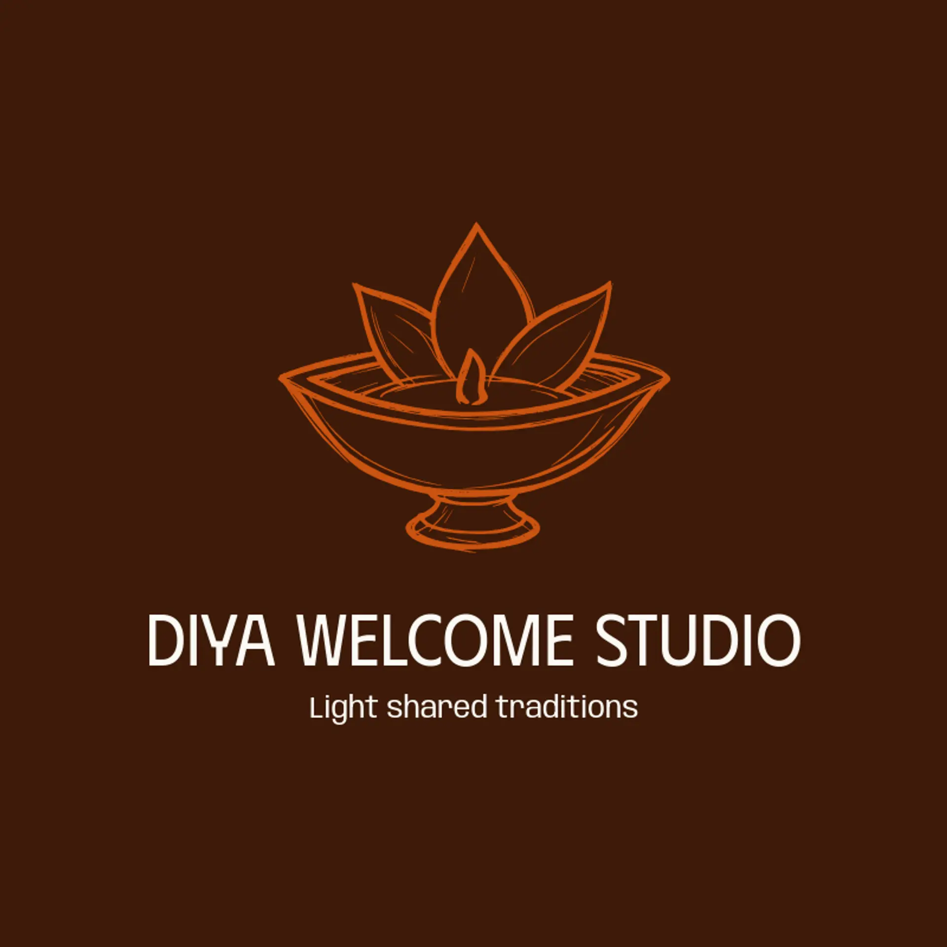 Diya Welcome Studio logo for hindu