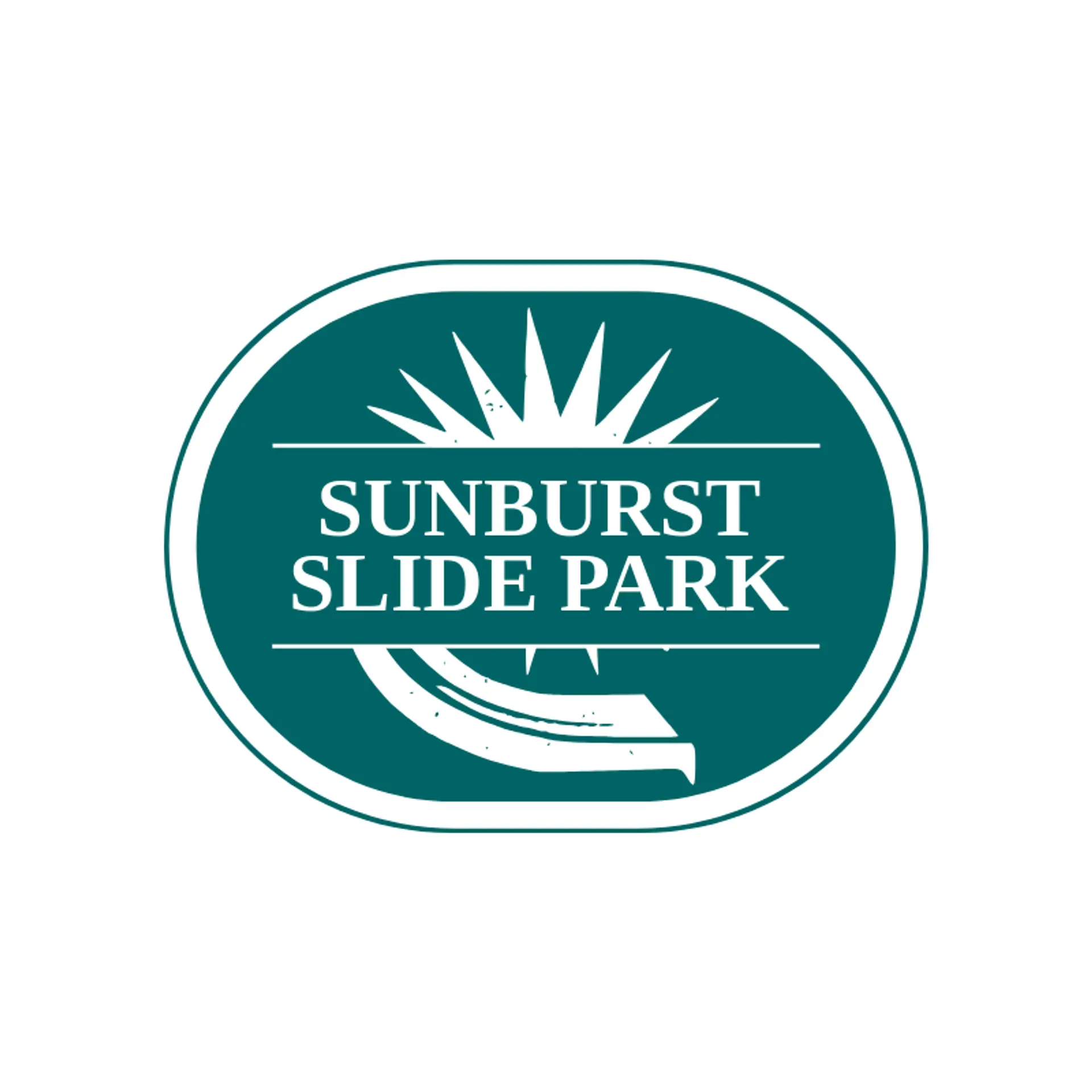 Sunburst Slide Park logo for water park