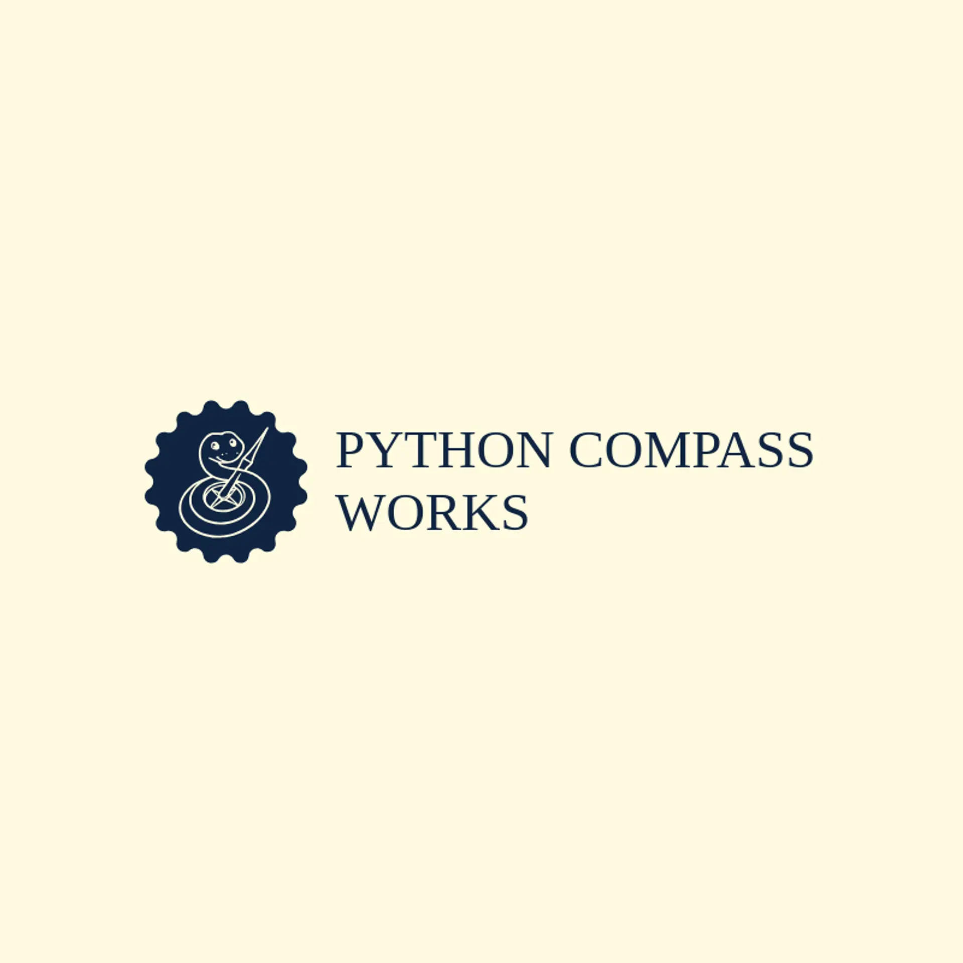 Python Compass Works logo for python