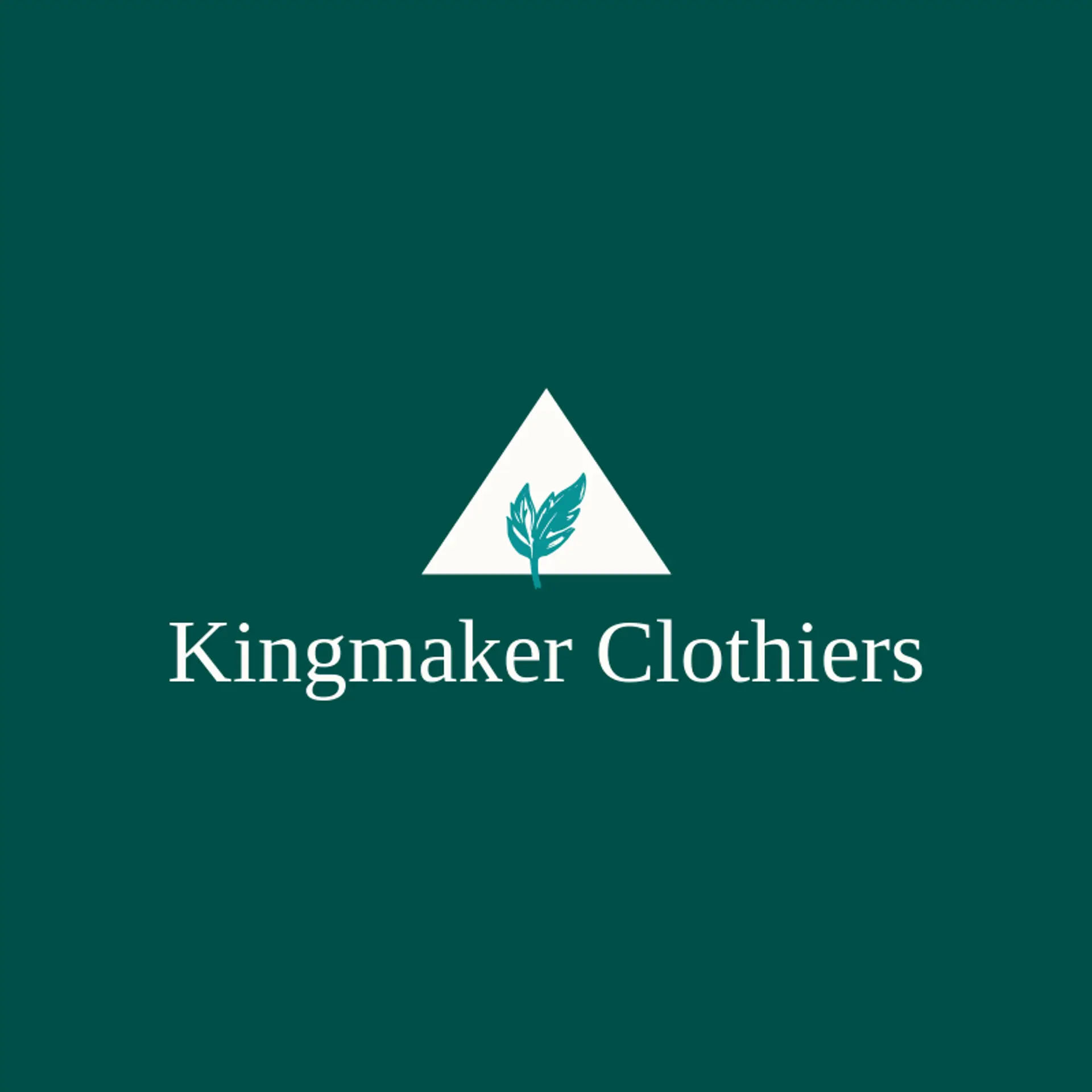 Kingmaker Clothiers logo for mens fashion