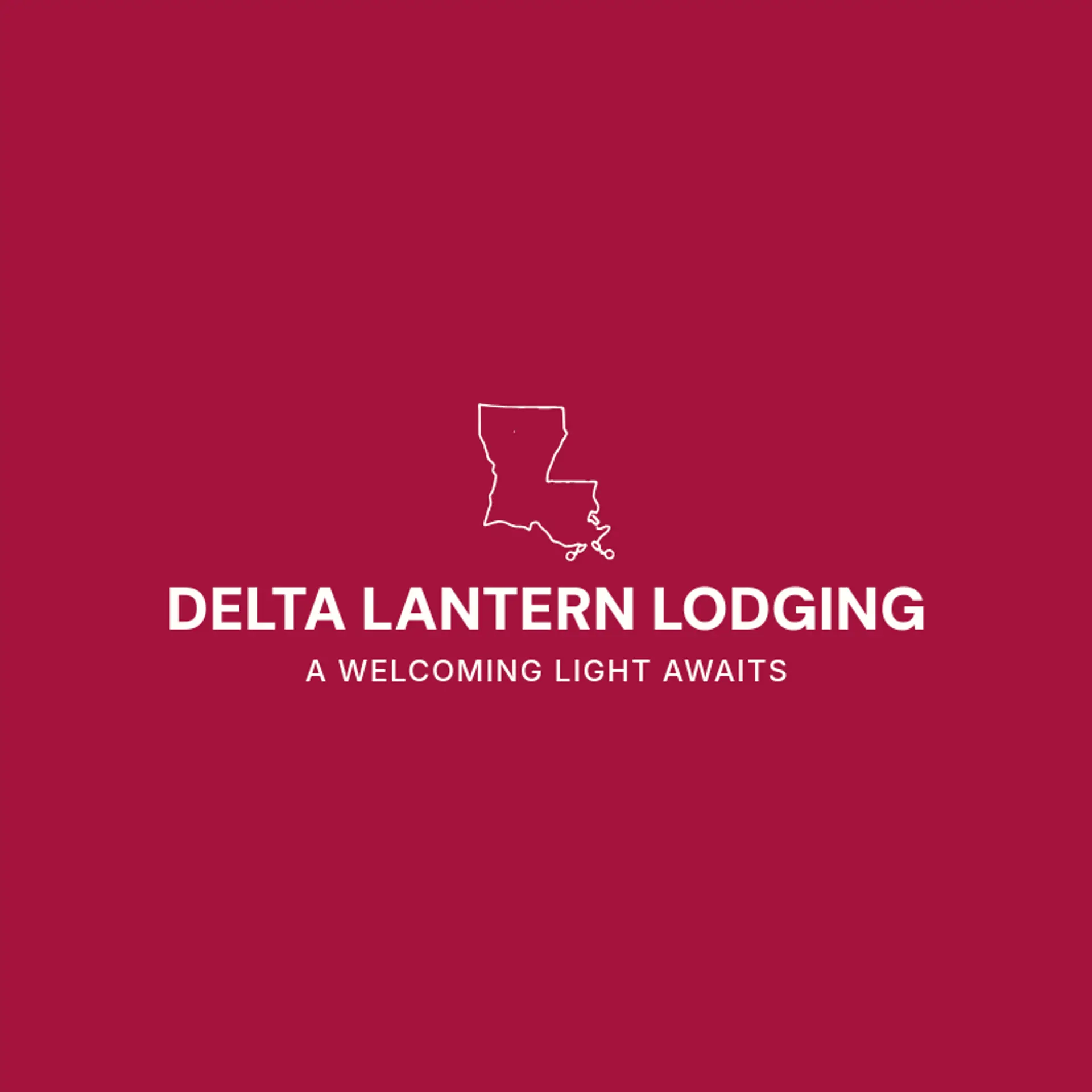 Delta Lantern Lodging logo for louisiana