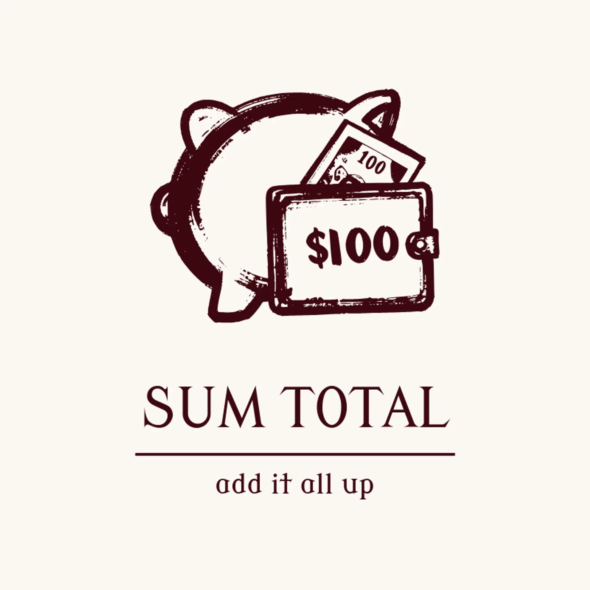 Sum Total logo for bill