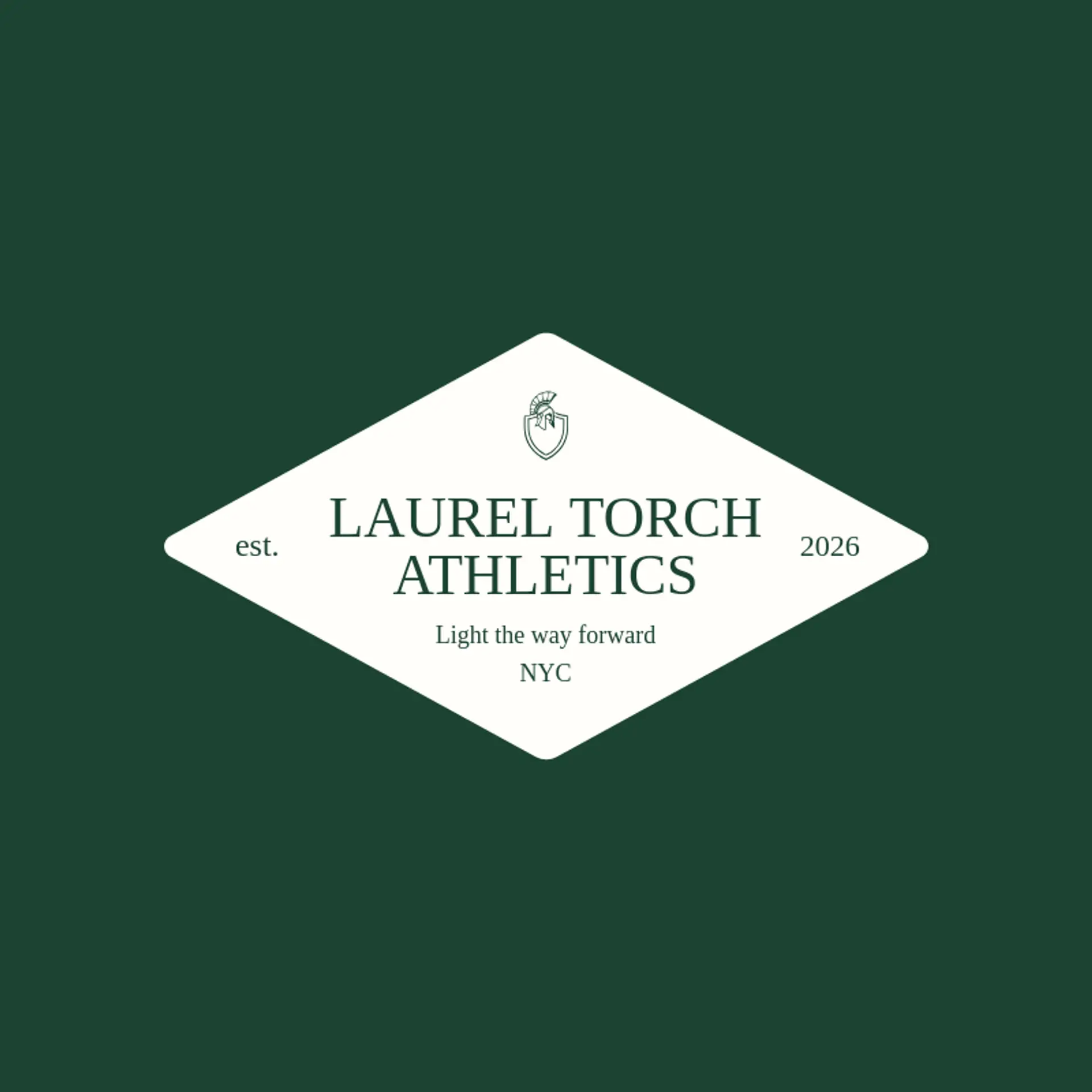 Laurel Torch Athletics logo for trojan