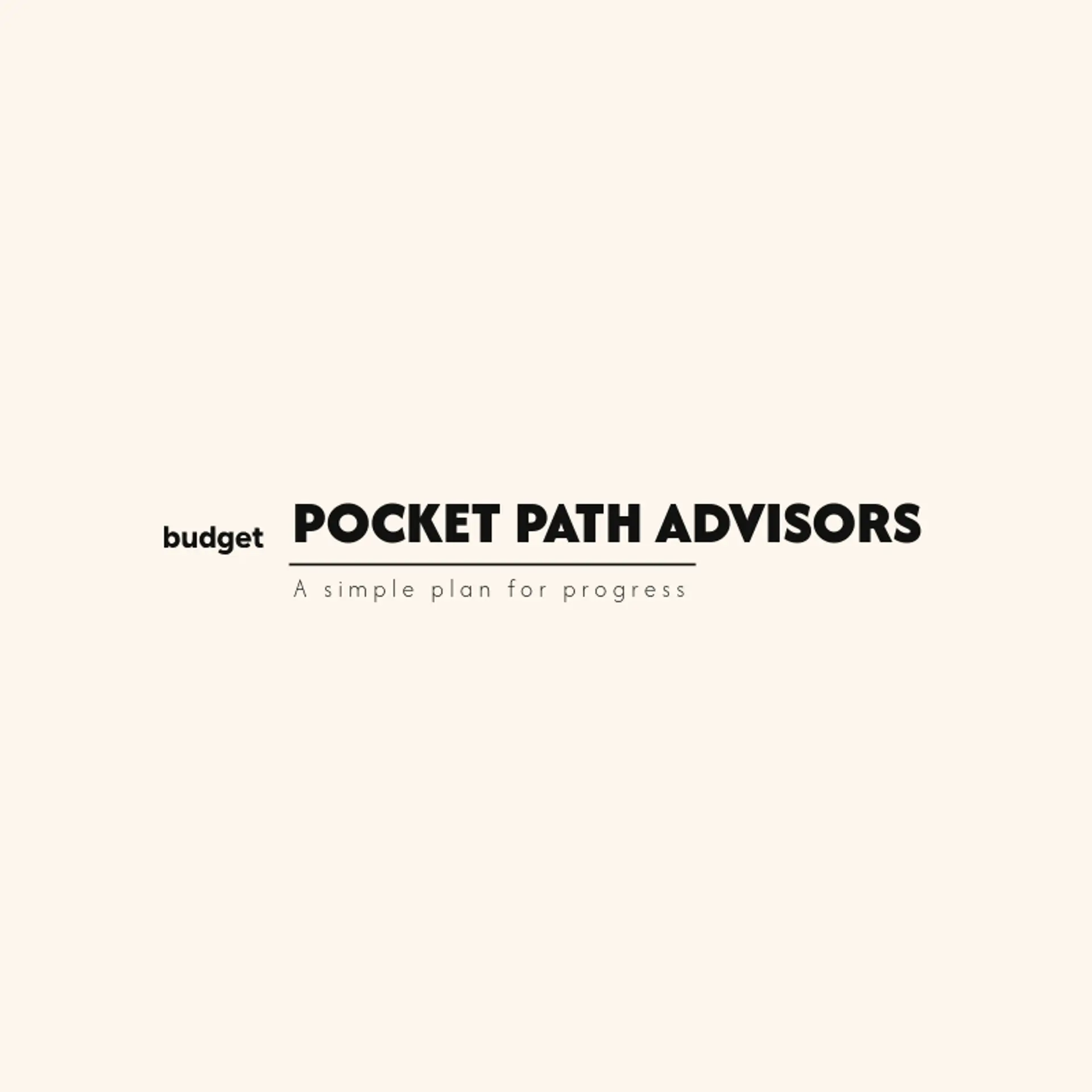 Pocket Path Advisors logo for budget