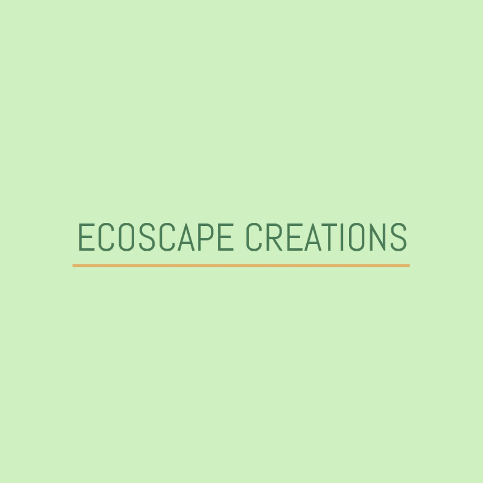 EcoScape Creations logo for cool landscaping