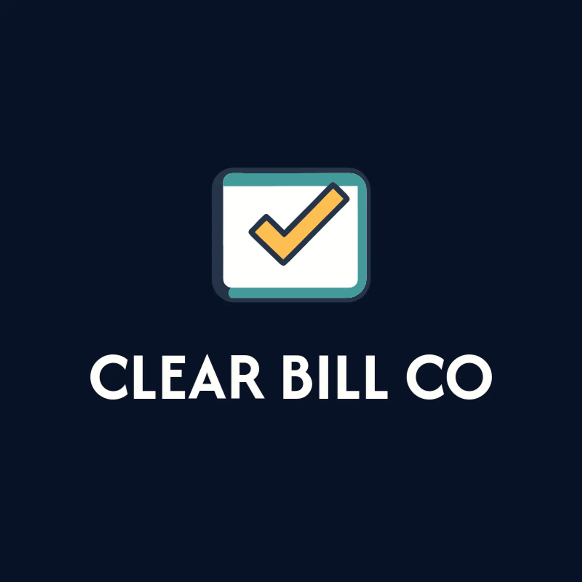 Clear Bill Co logo for bill
