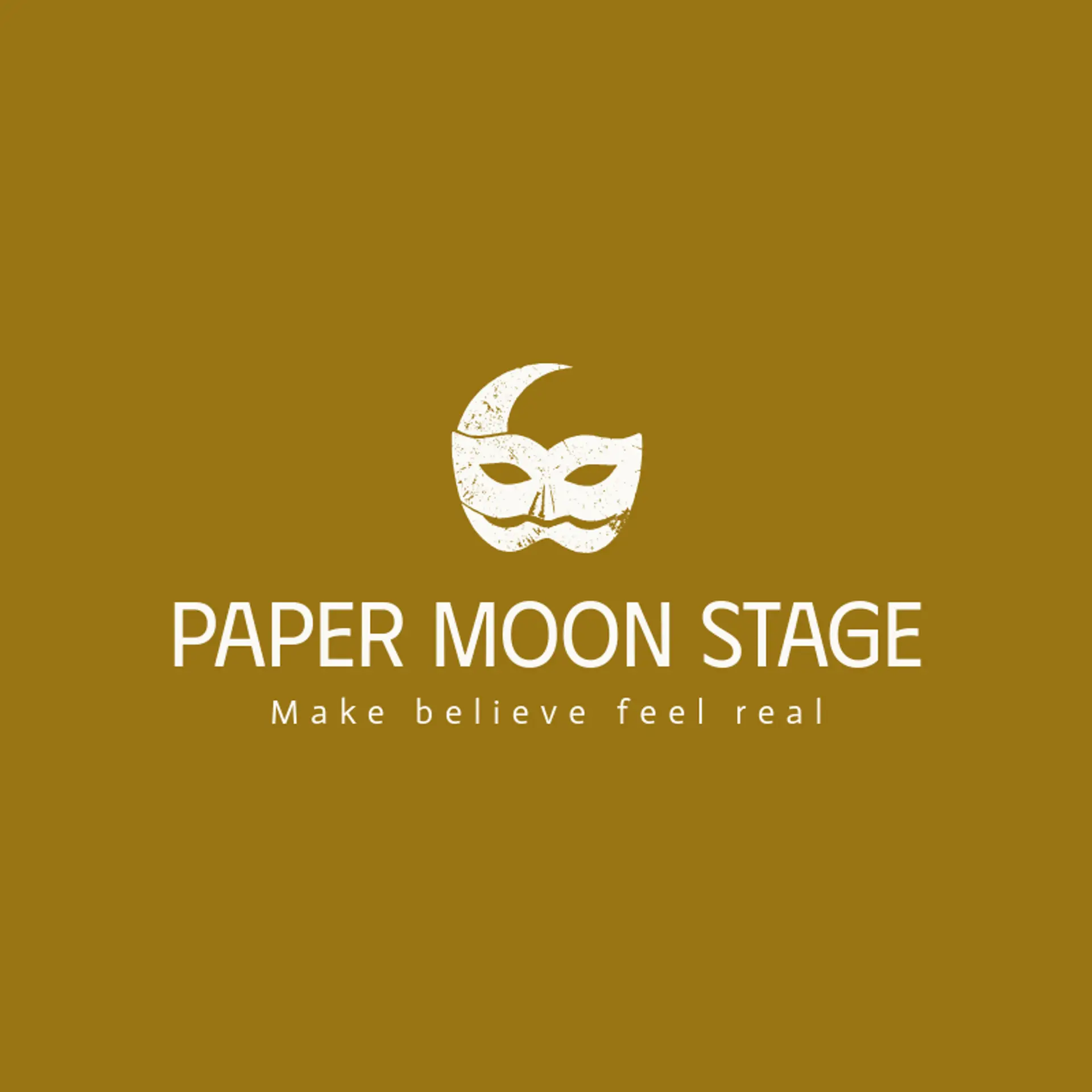 Paper Moon Stage logo for theater