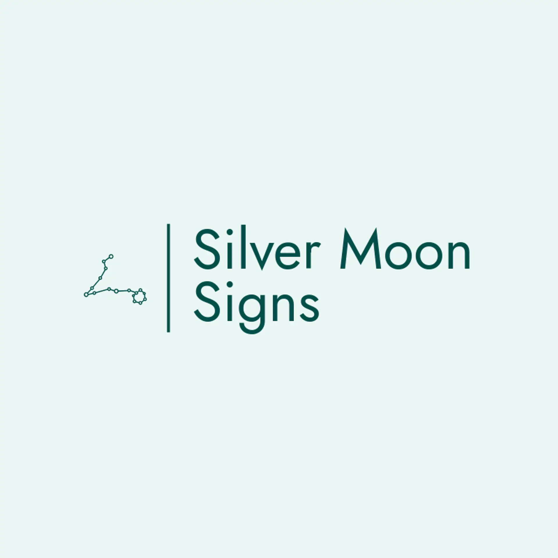 Silver Moon Signs logo for pisces