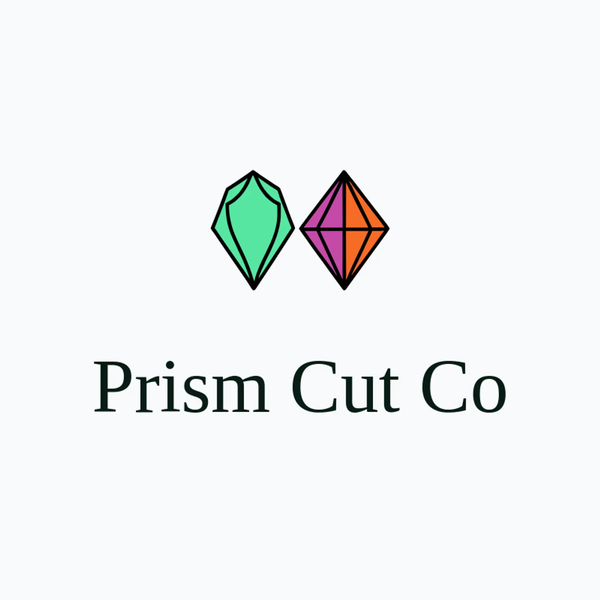 Prism Cut Co logo for acrylic
