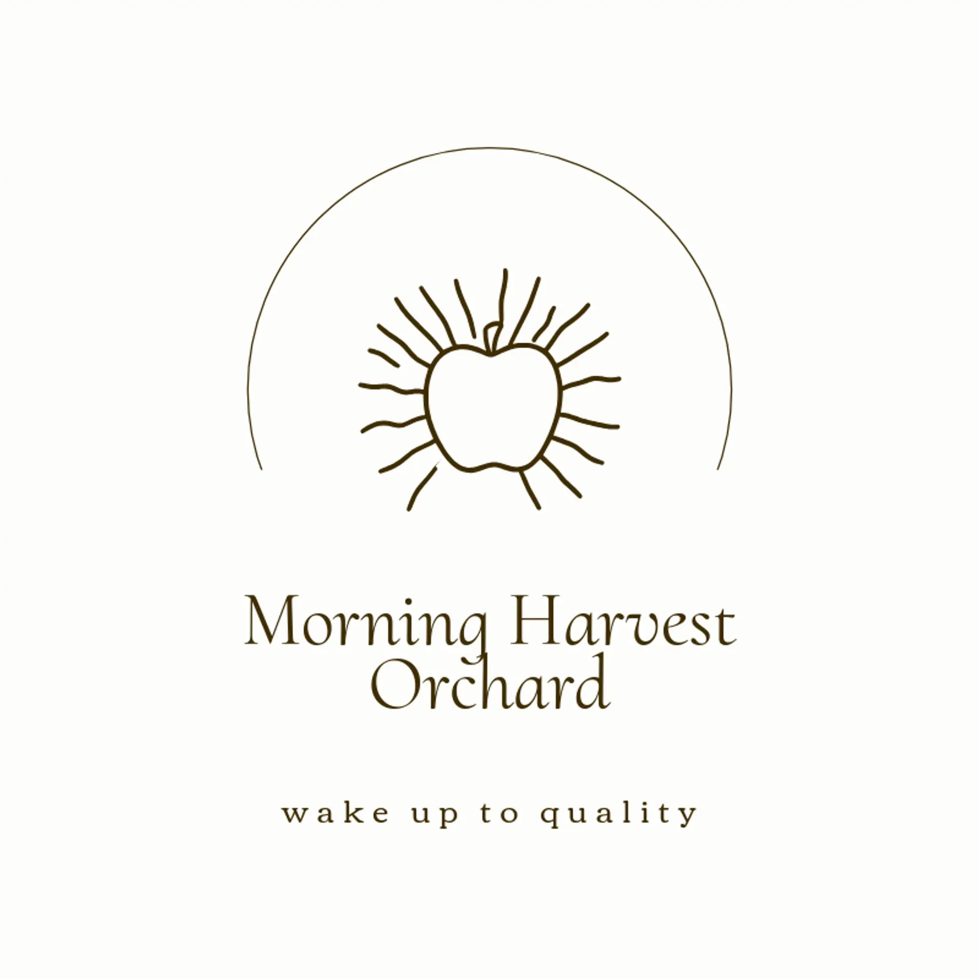 Morning Harvest Orchard logo for apple