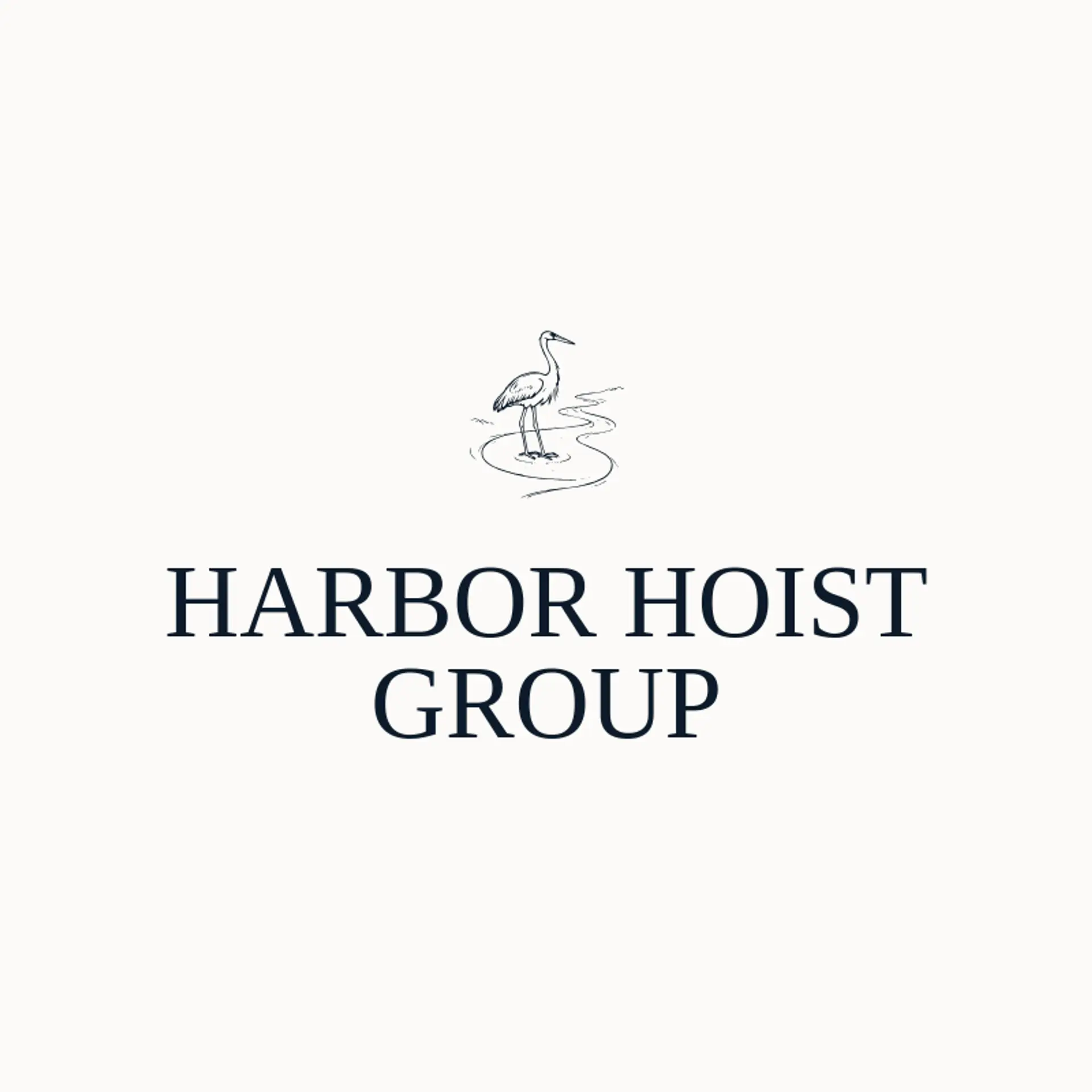 Harbor Hoist Group logo for crane