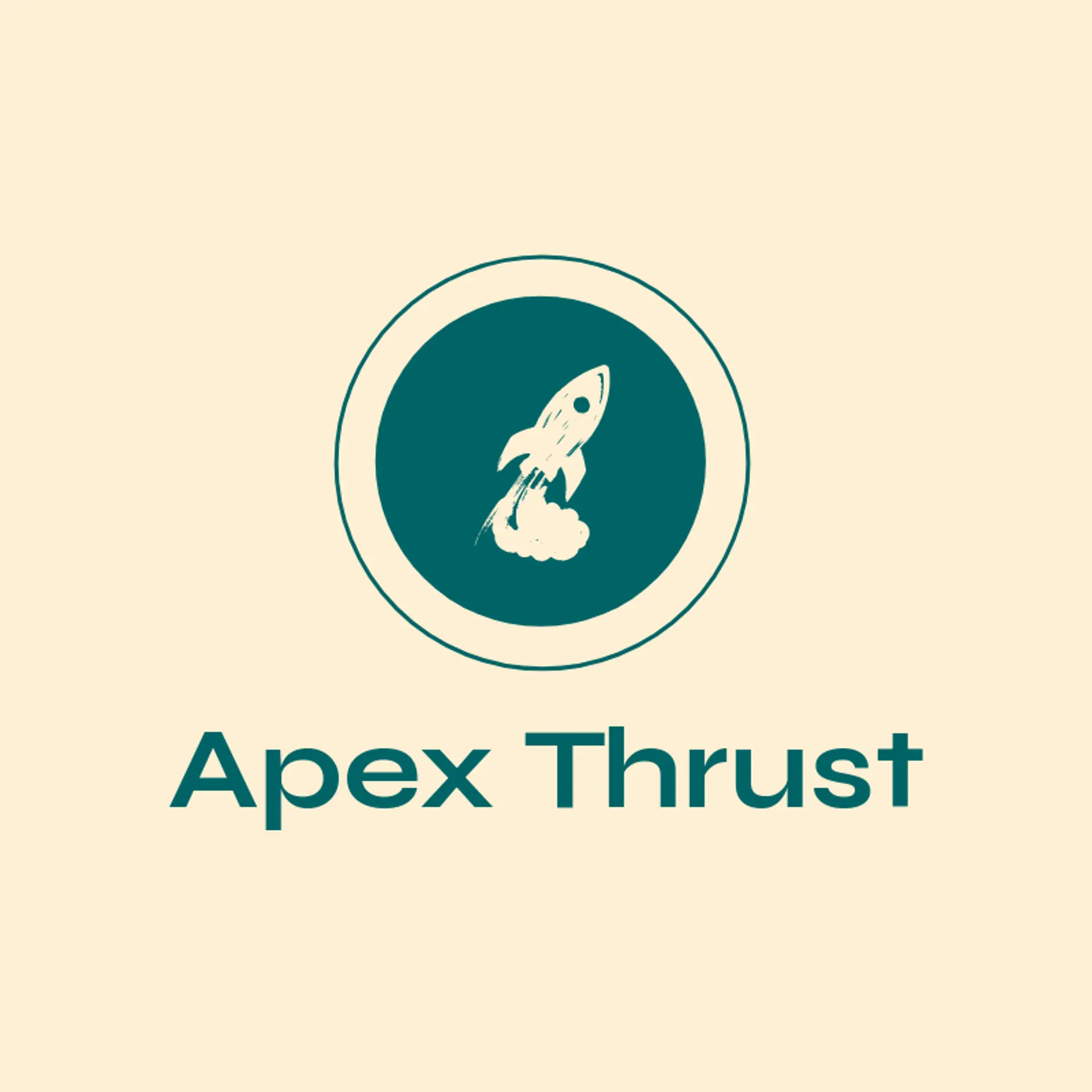 Apex Thrust logo for rocket