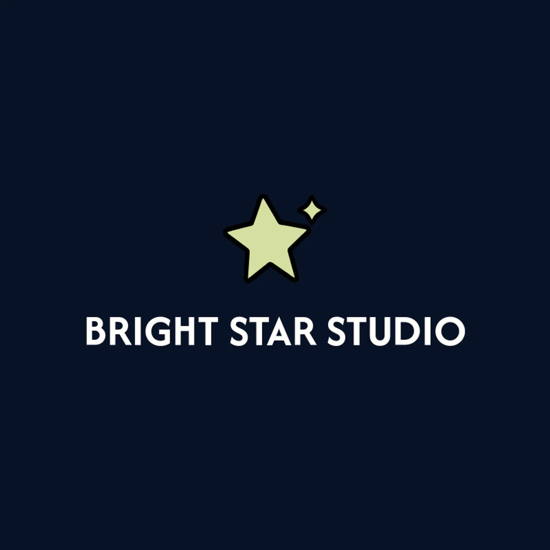Bright Star Studio logo for star