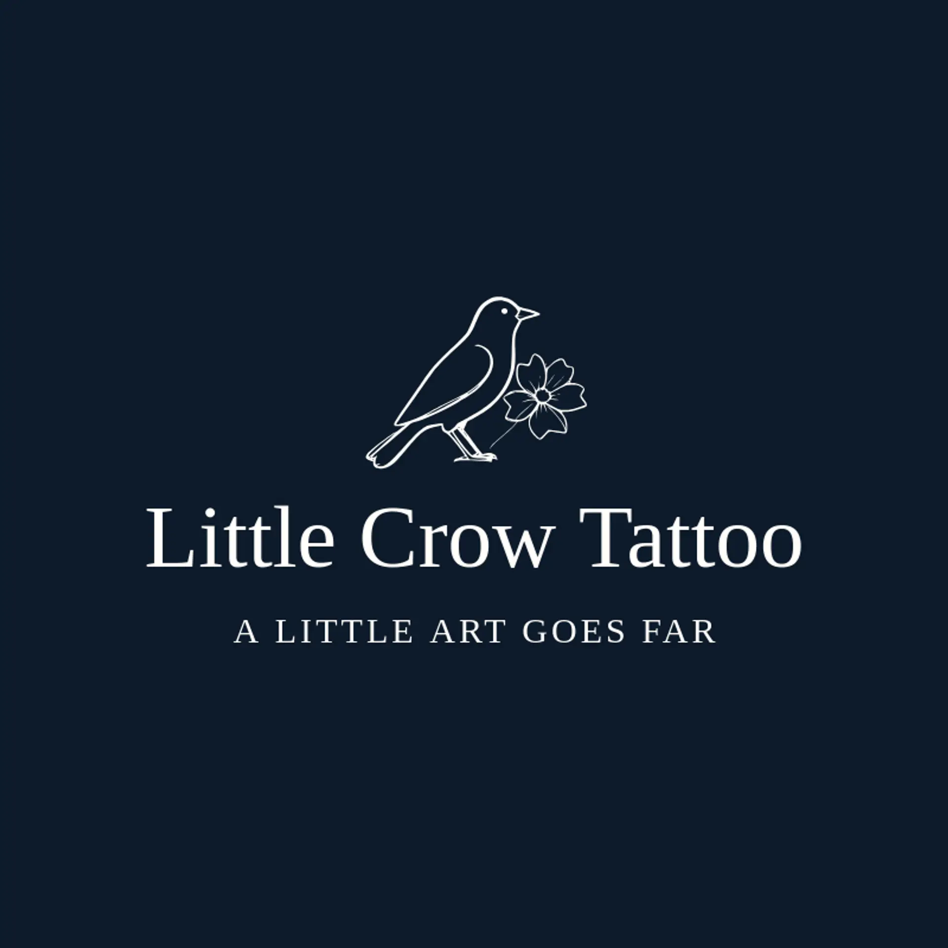 Little Crow Tattoo logo for tattoo shop