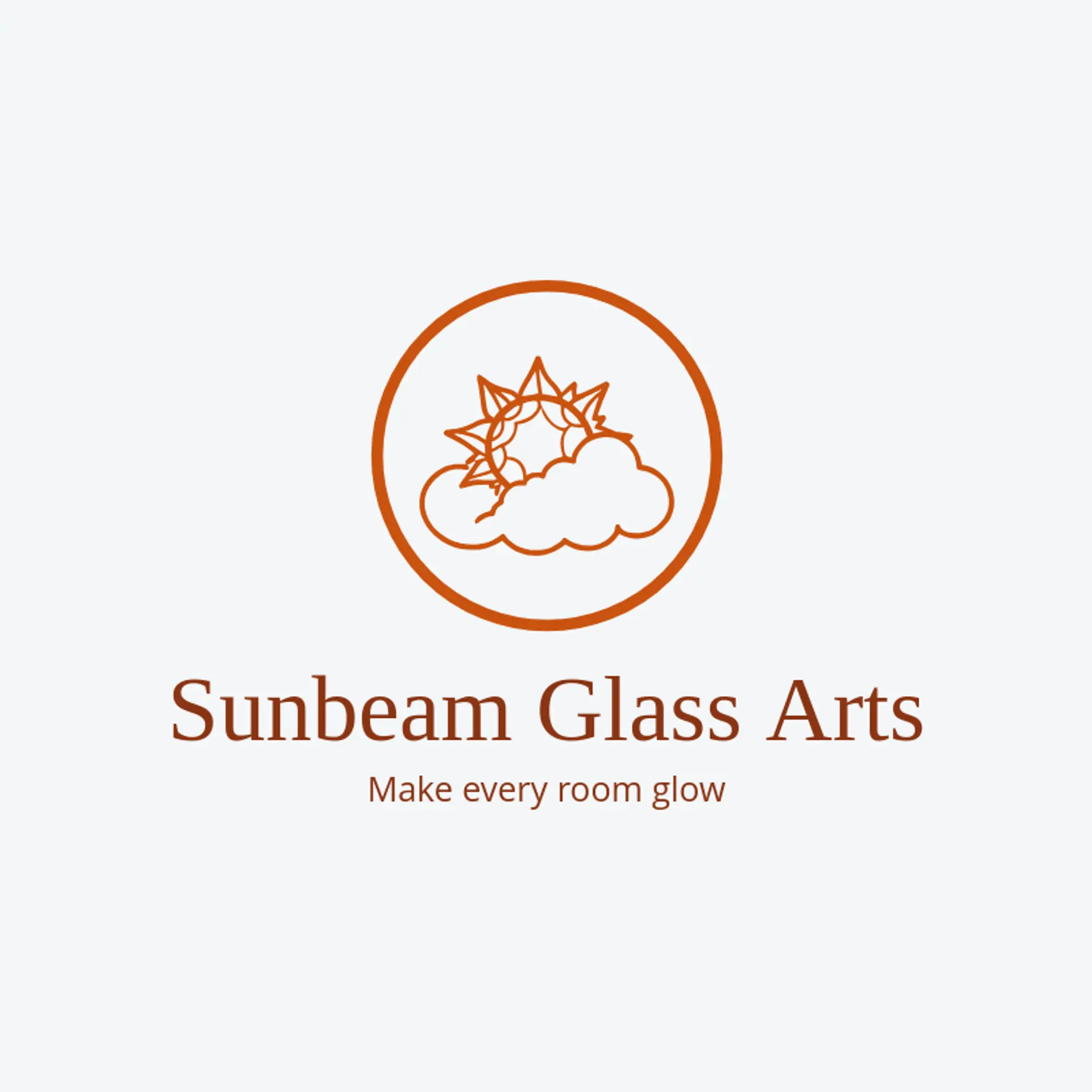 Sunbeam Glass Arts logo for stained glass