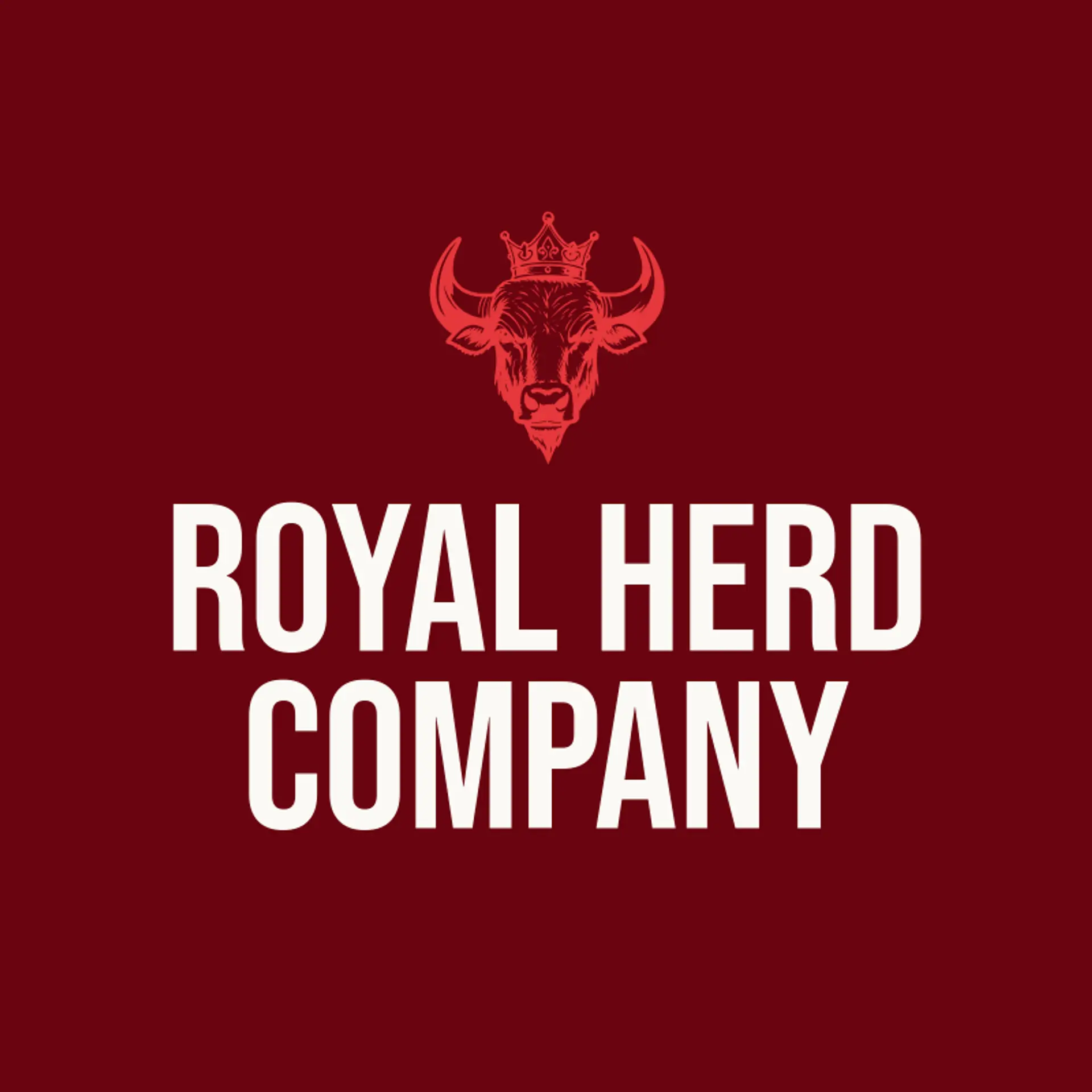 Royal Herd Company logo for buffalo