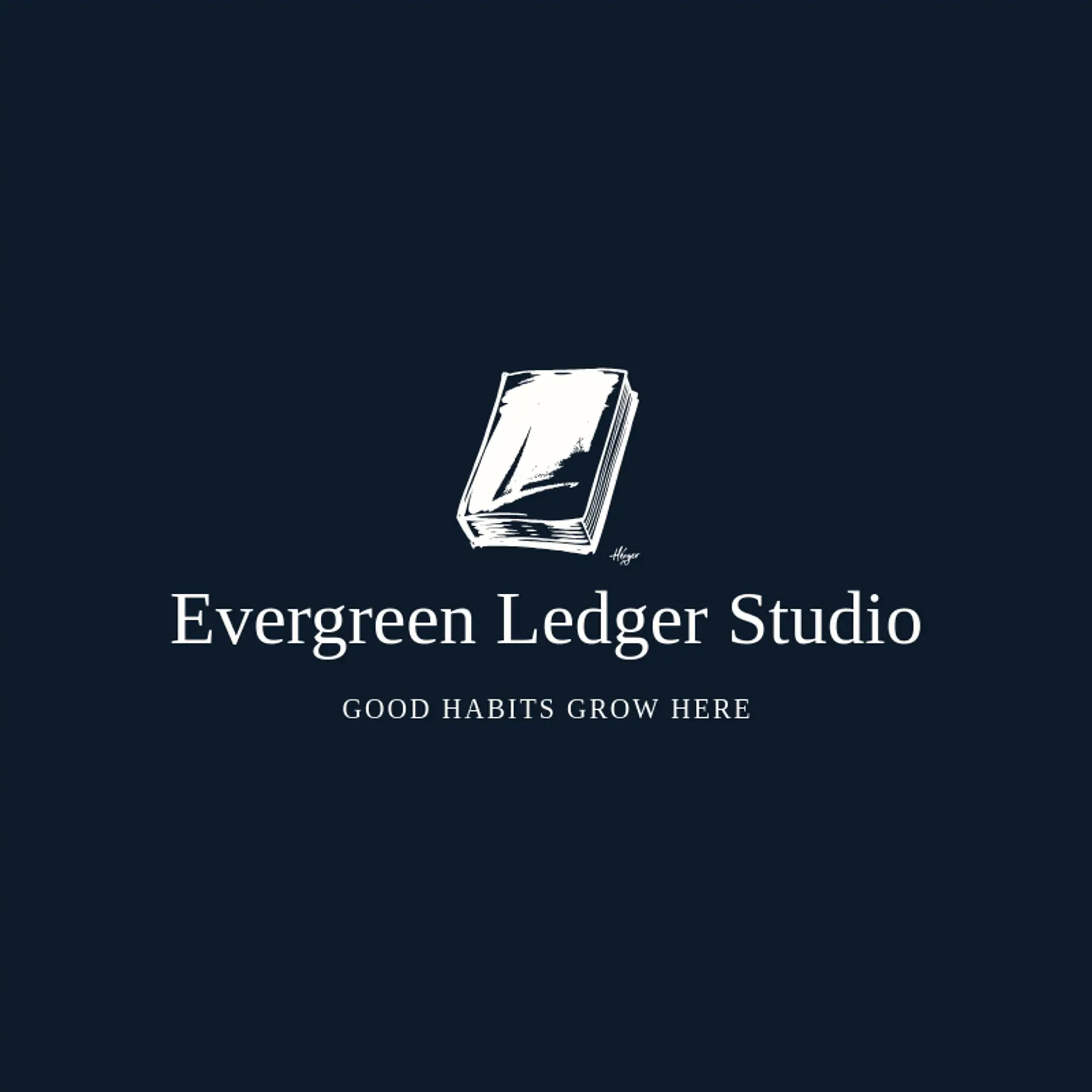 Evergreen Ledger Studio logo for ledger