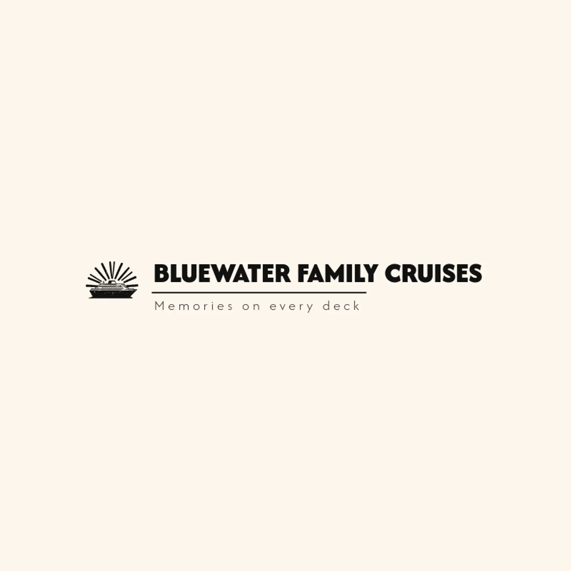 Bluewater Family Cruises logo for cruise