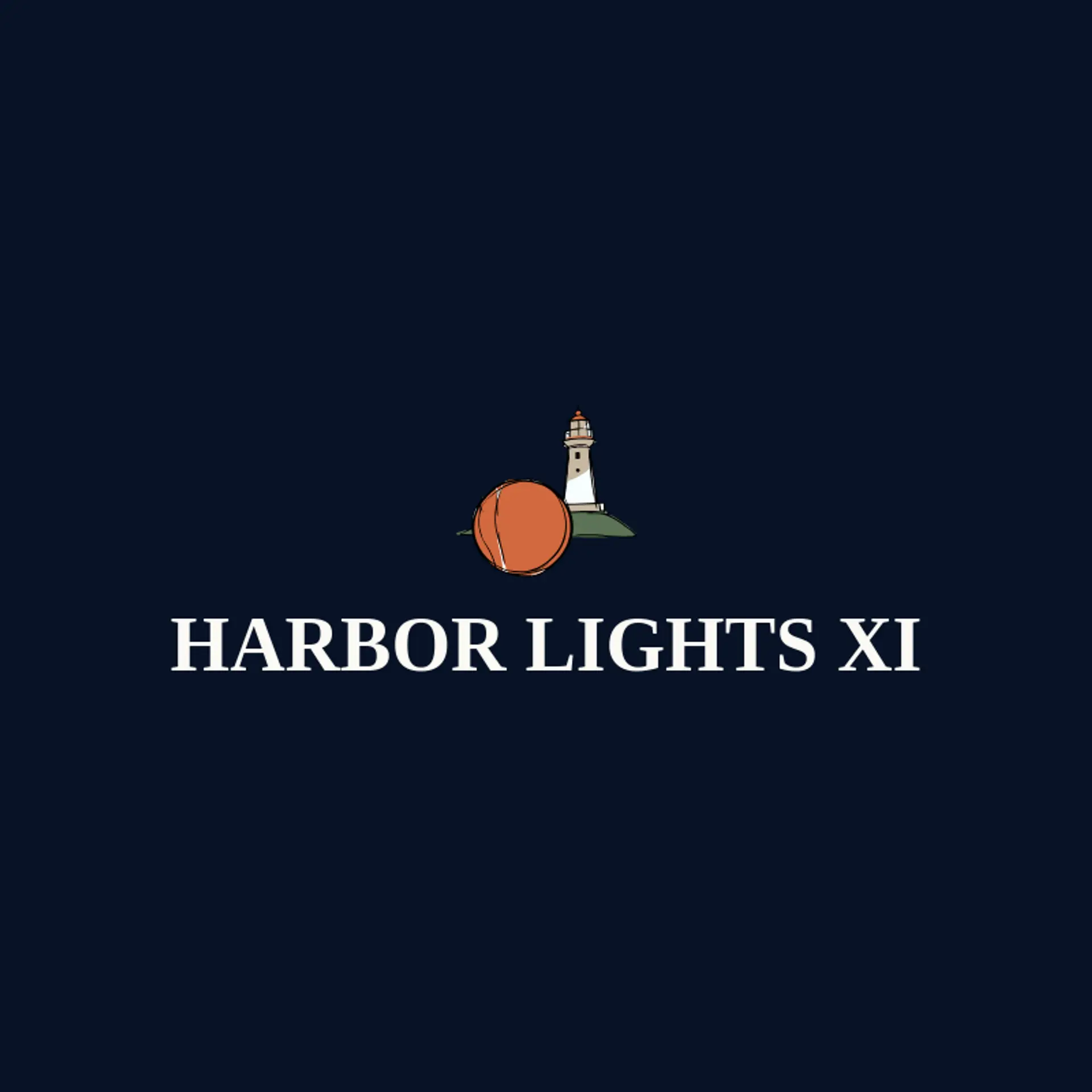 Harbor Lights XI logo for cricket team