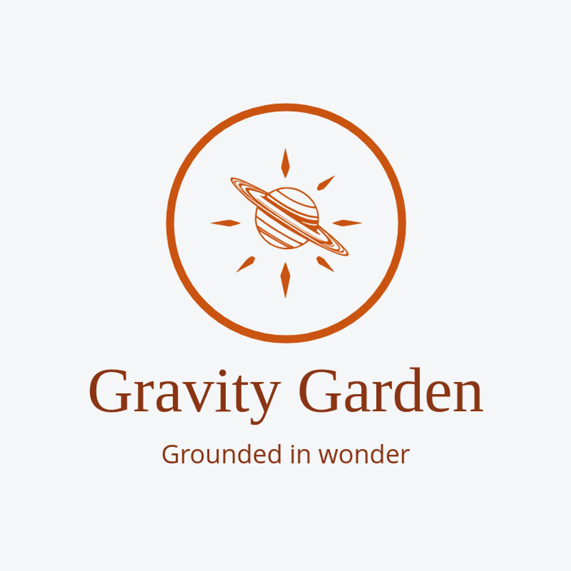 Gravity Garden logo for saturn