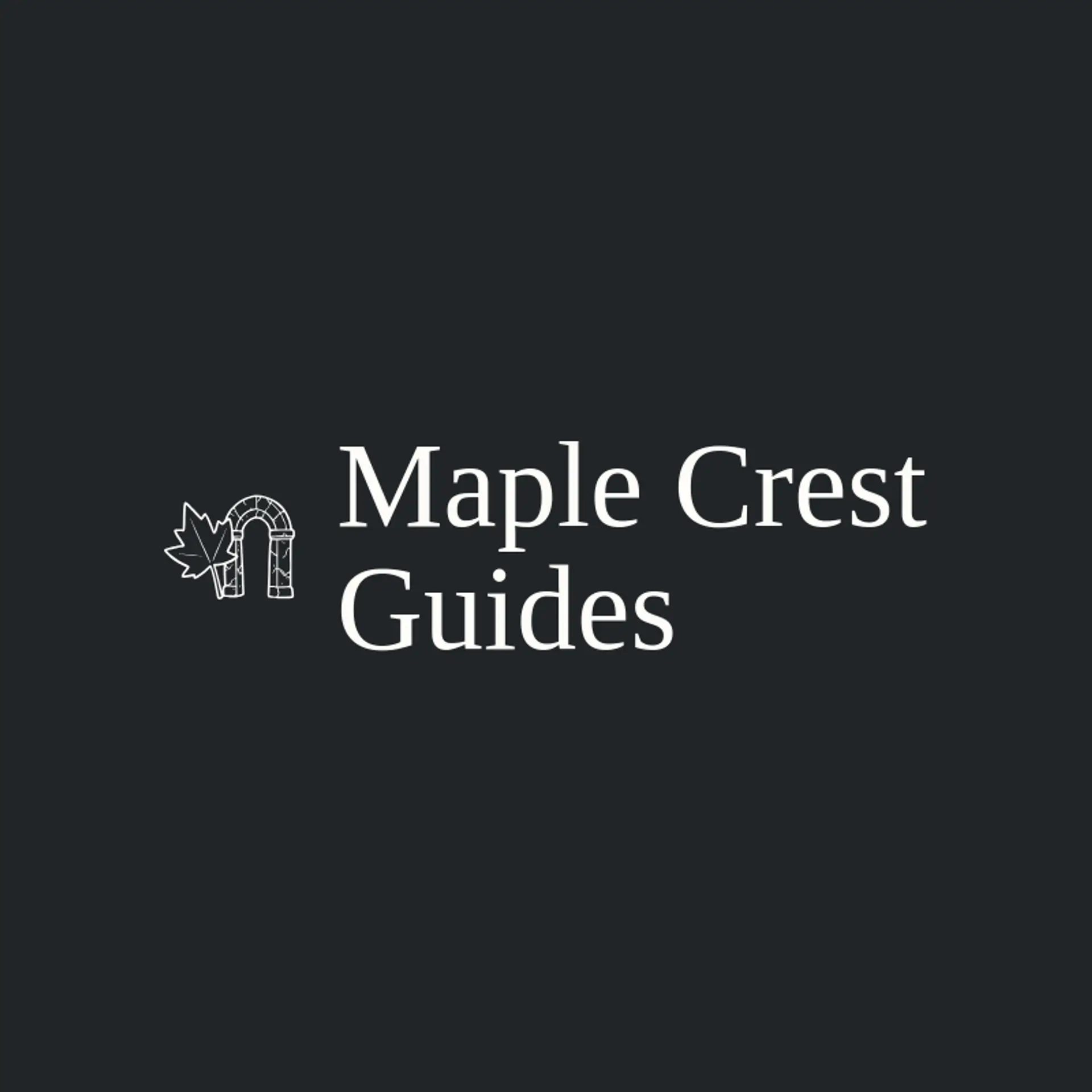 Maple Crest Guides logo for landmark