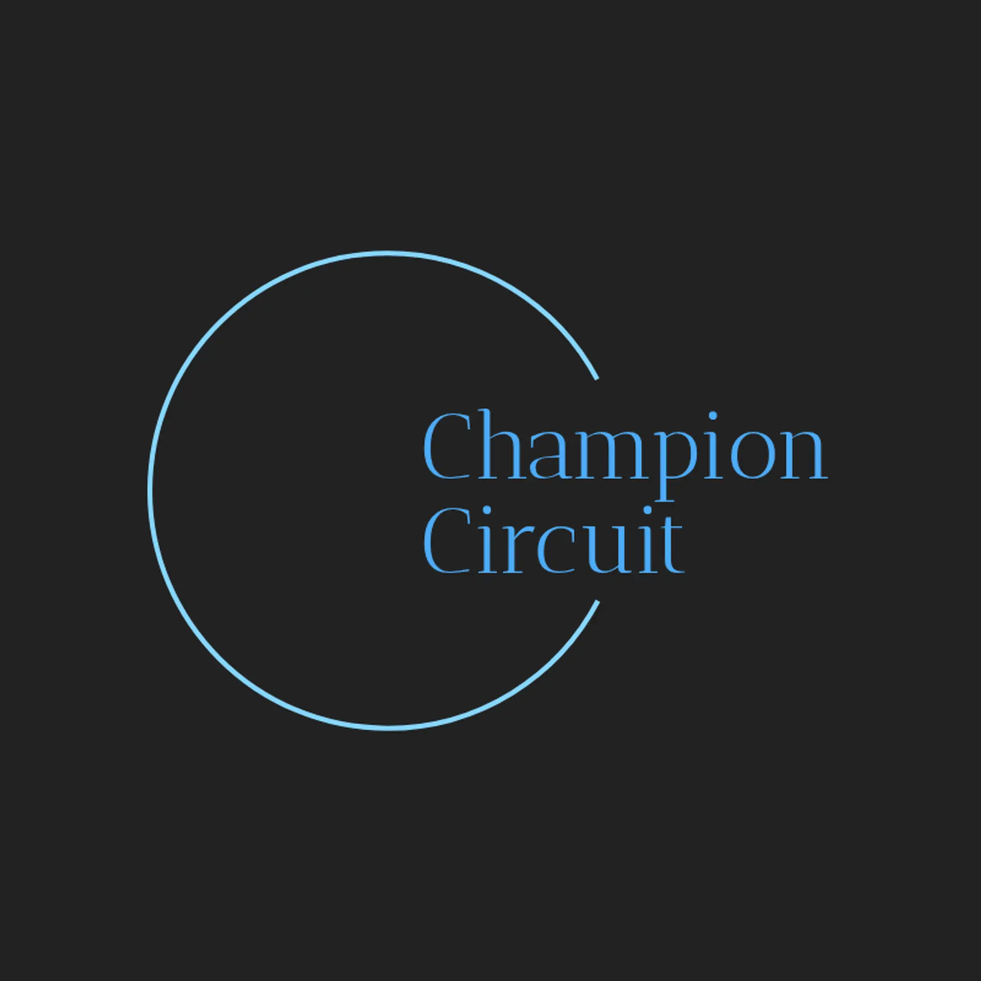 Champion Circuit logo for cool sports