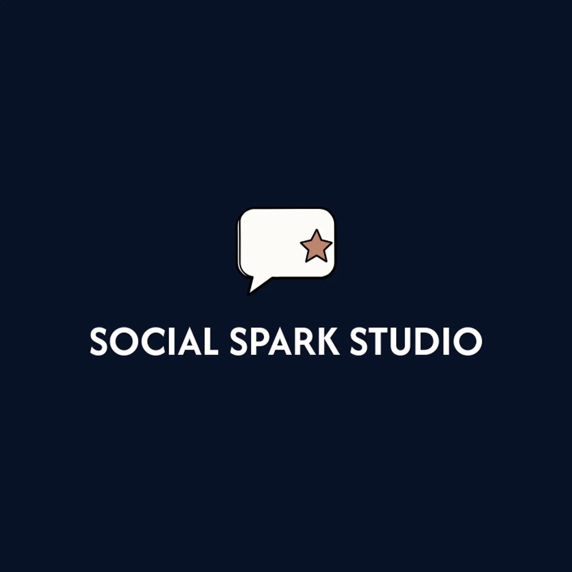 Social Spark Studio logo for social media