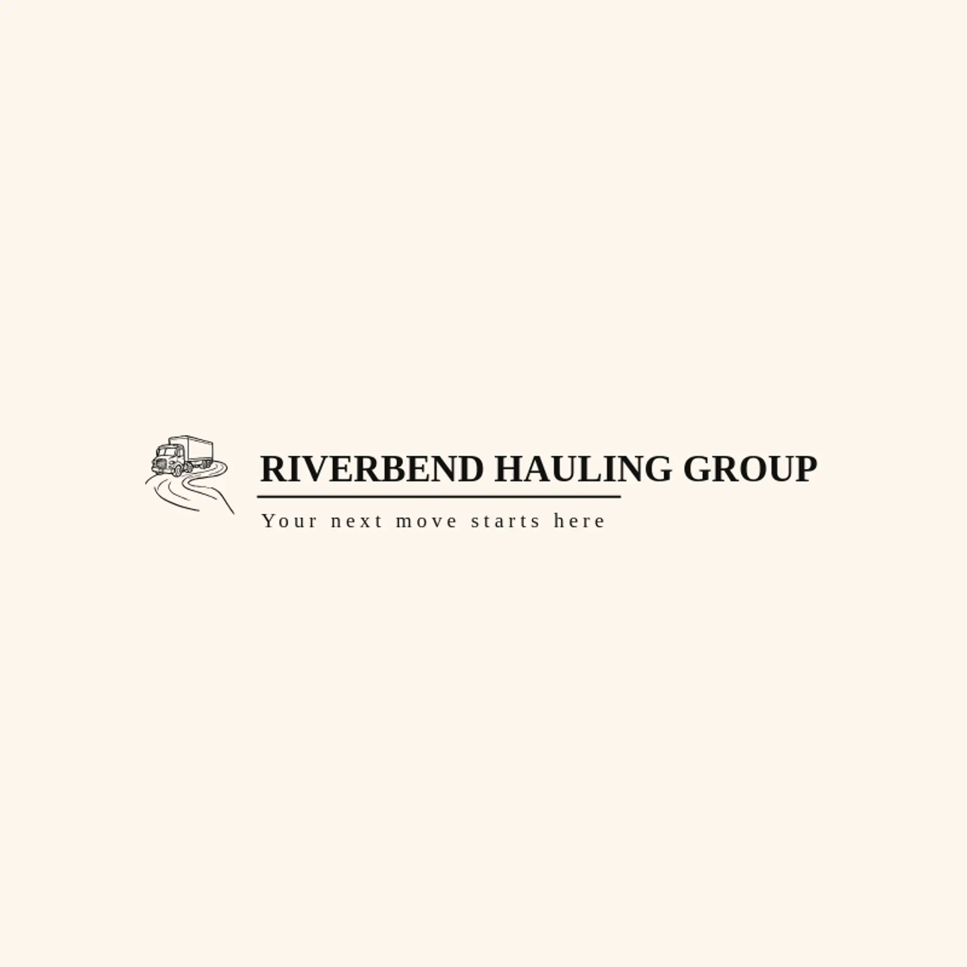 Riverbend Hauling Group logo for hauling