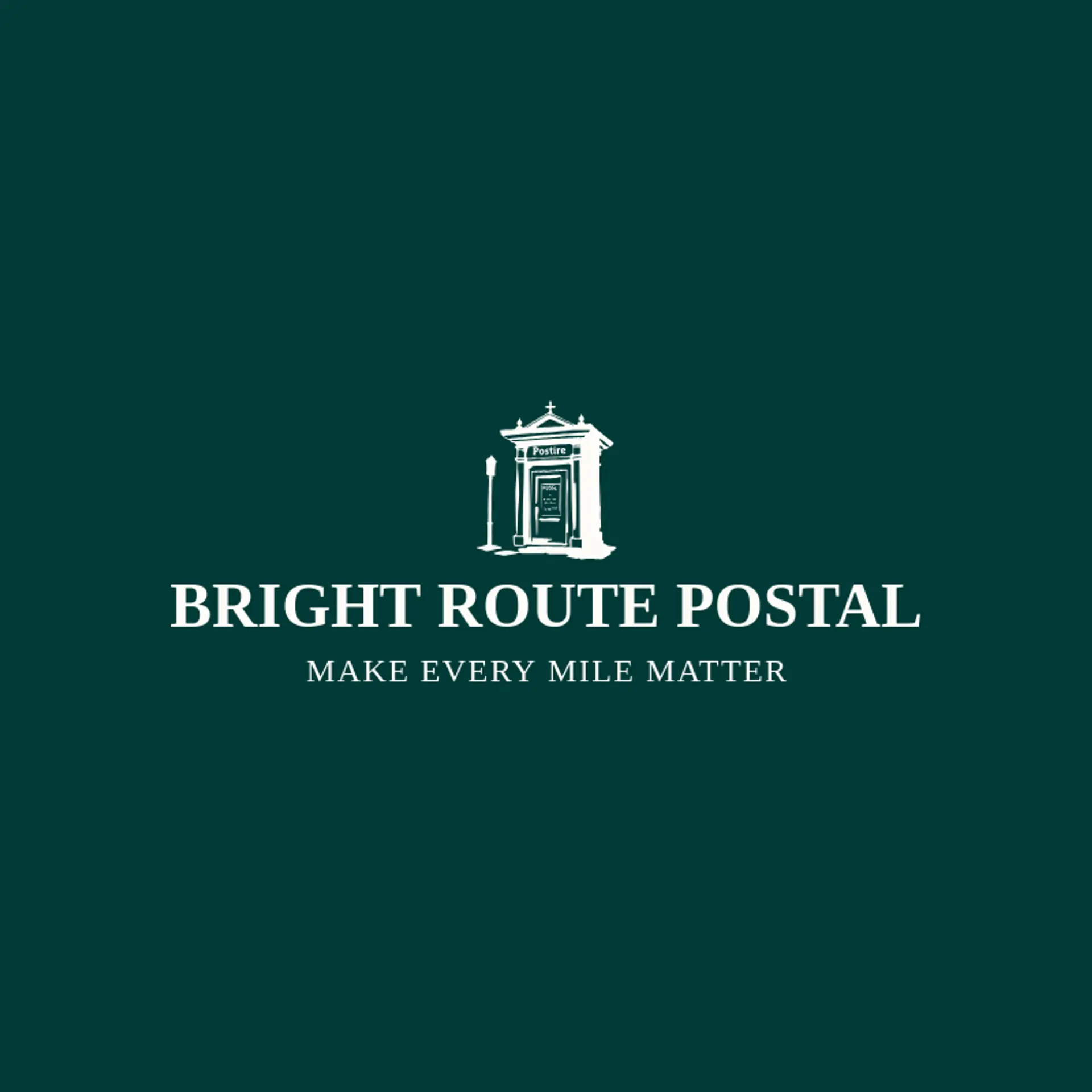 Bright Route Postal logo for post office