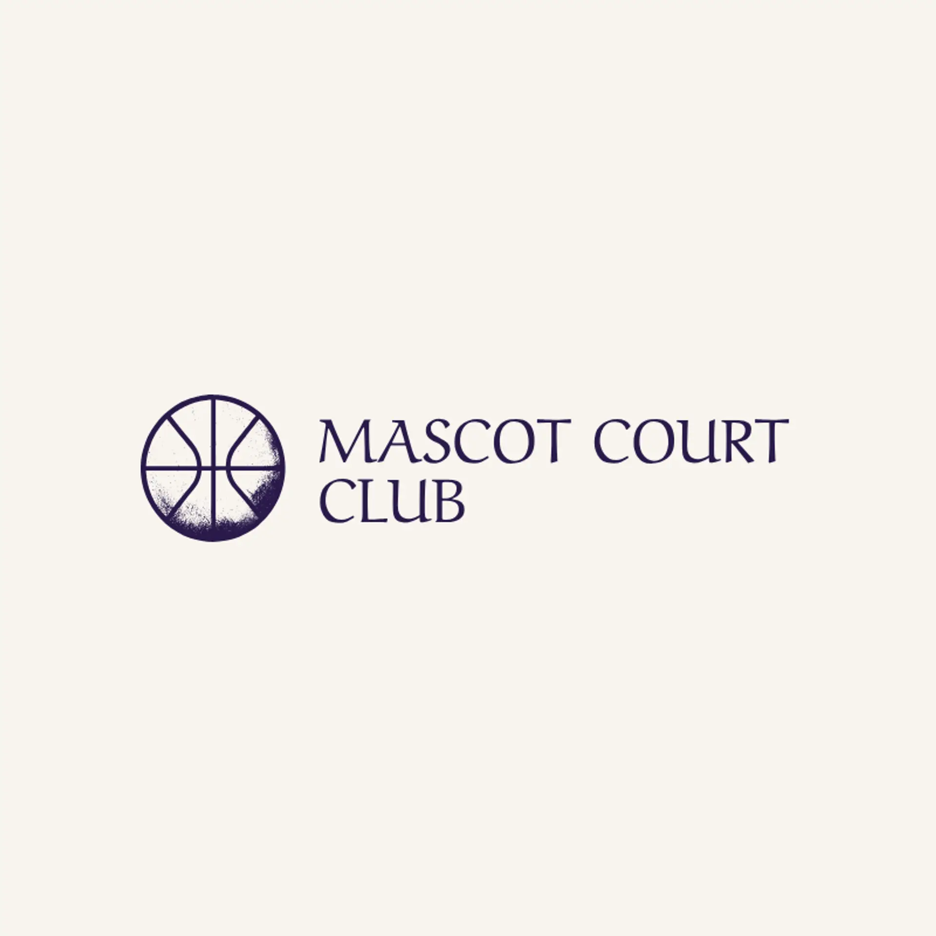 Mascot Court Club logo for court