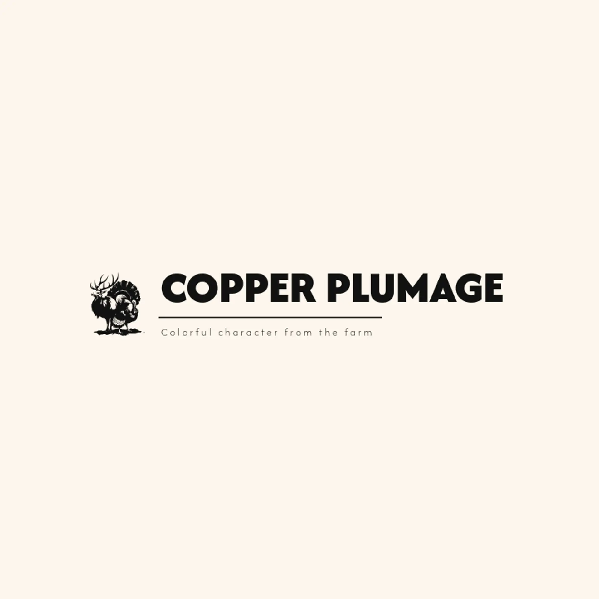 Copper Plumage logo for turkey