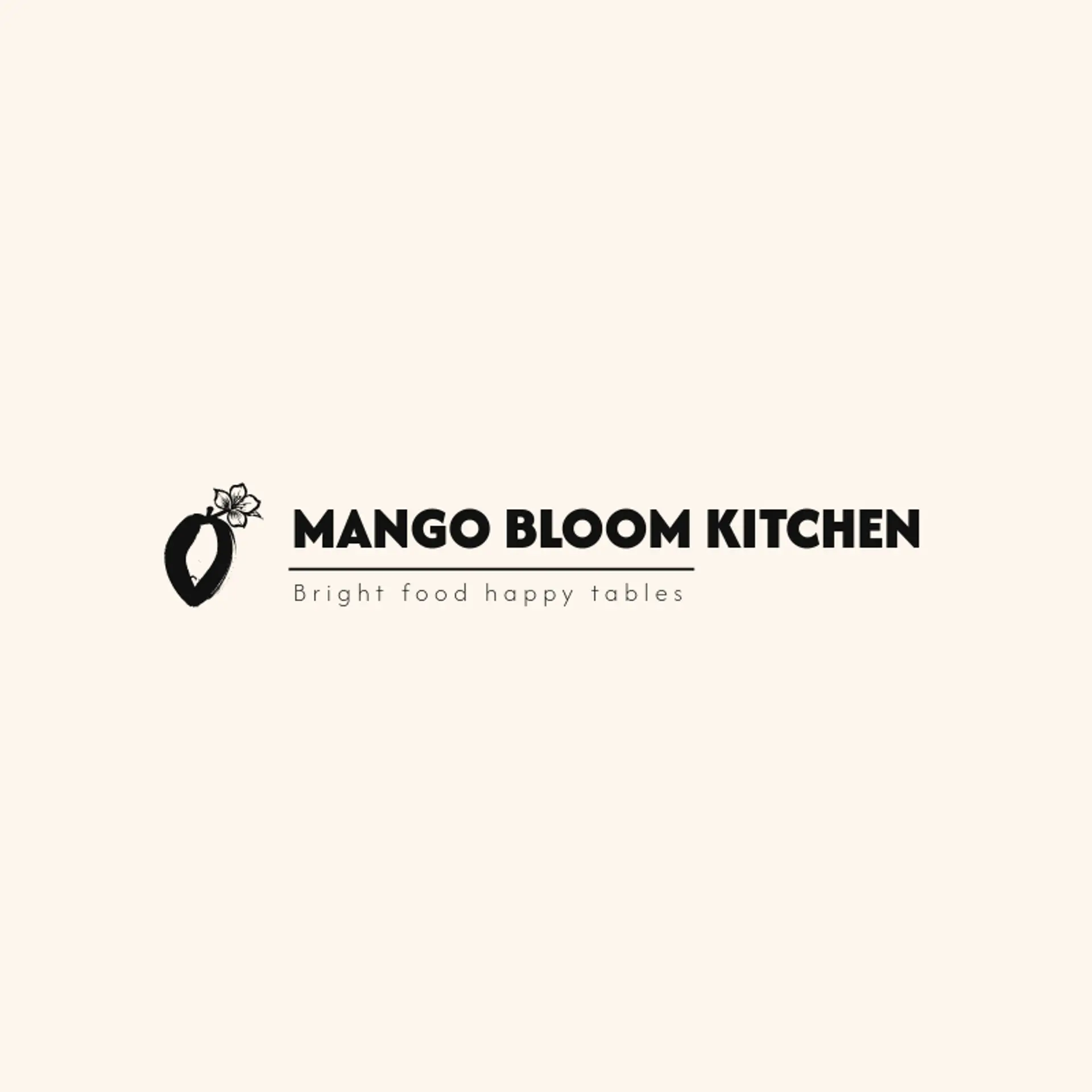 Mango Bloom Kitchen logo for mango