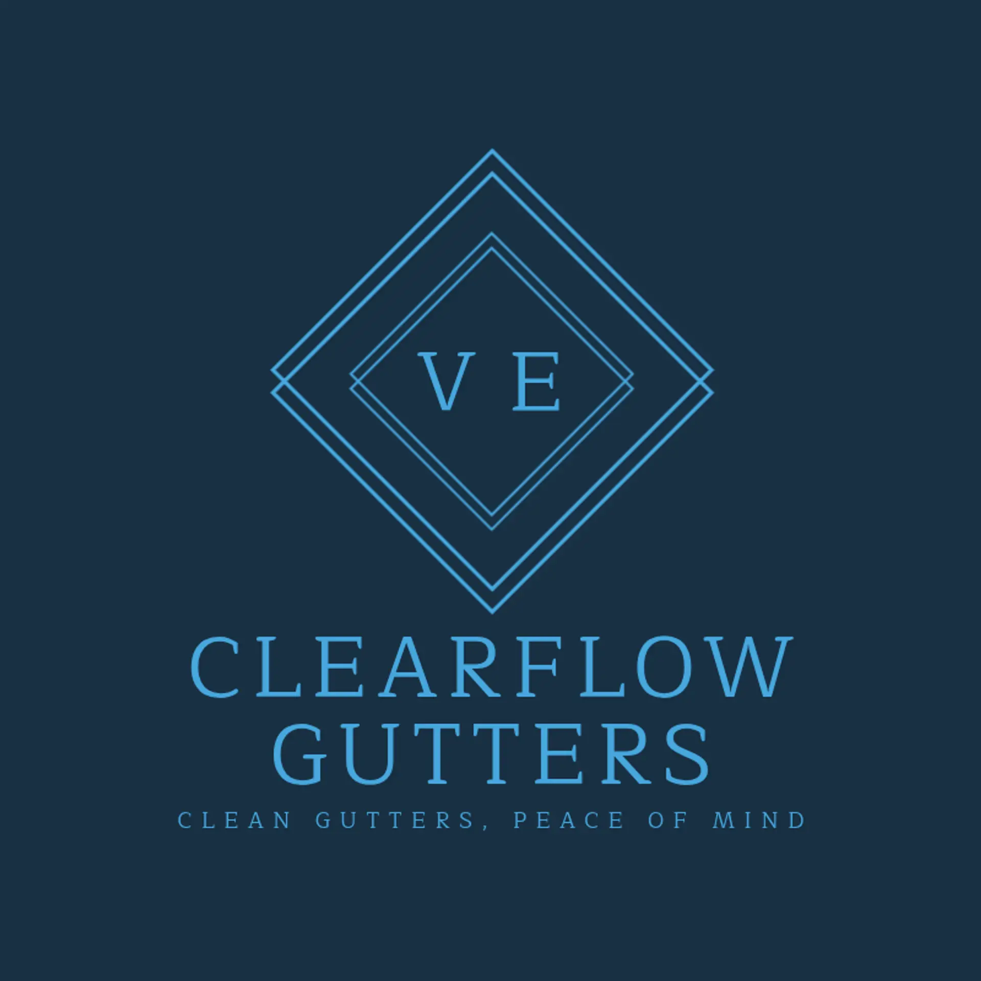 ClearFlow Gutters logo for gutter cleaning