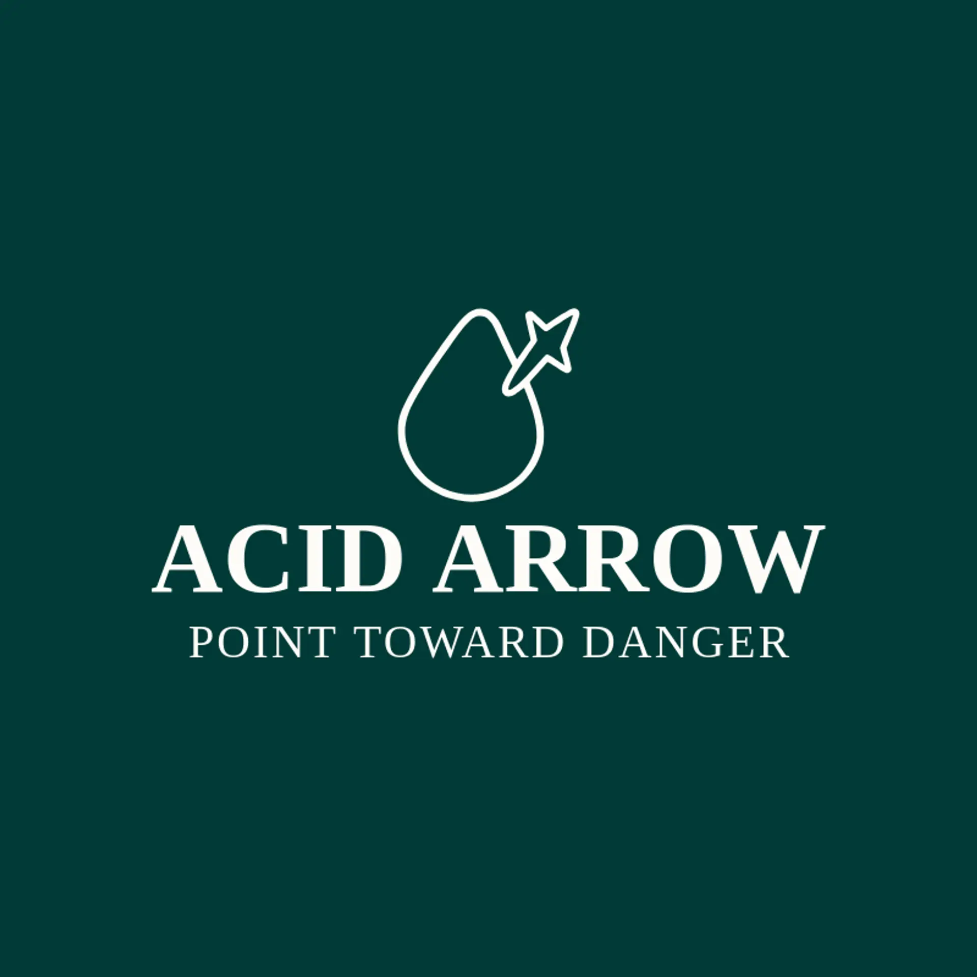 Acid Arrow logo for toxic