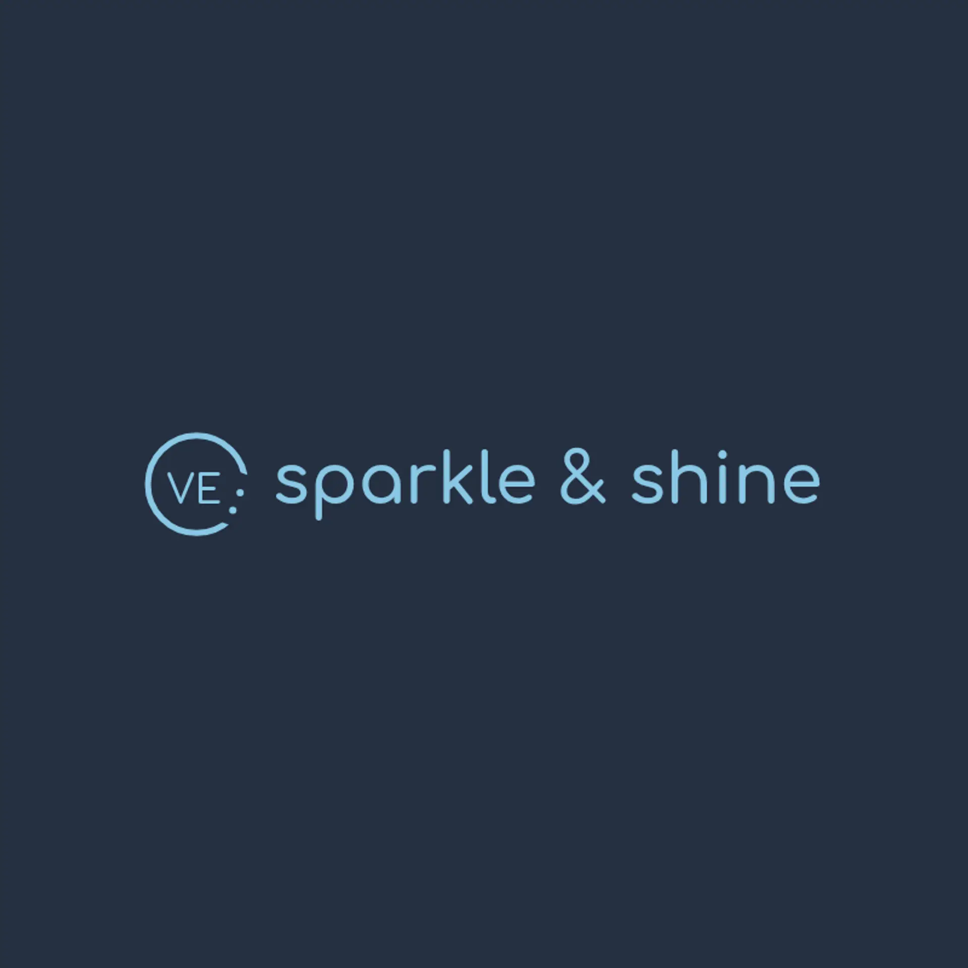 Sparkle & Shine logo for house cleaning