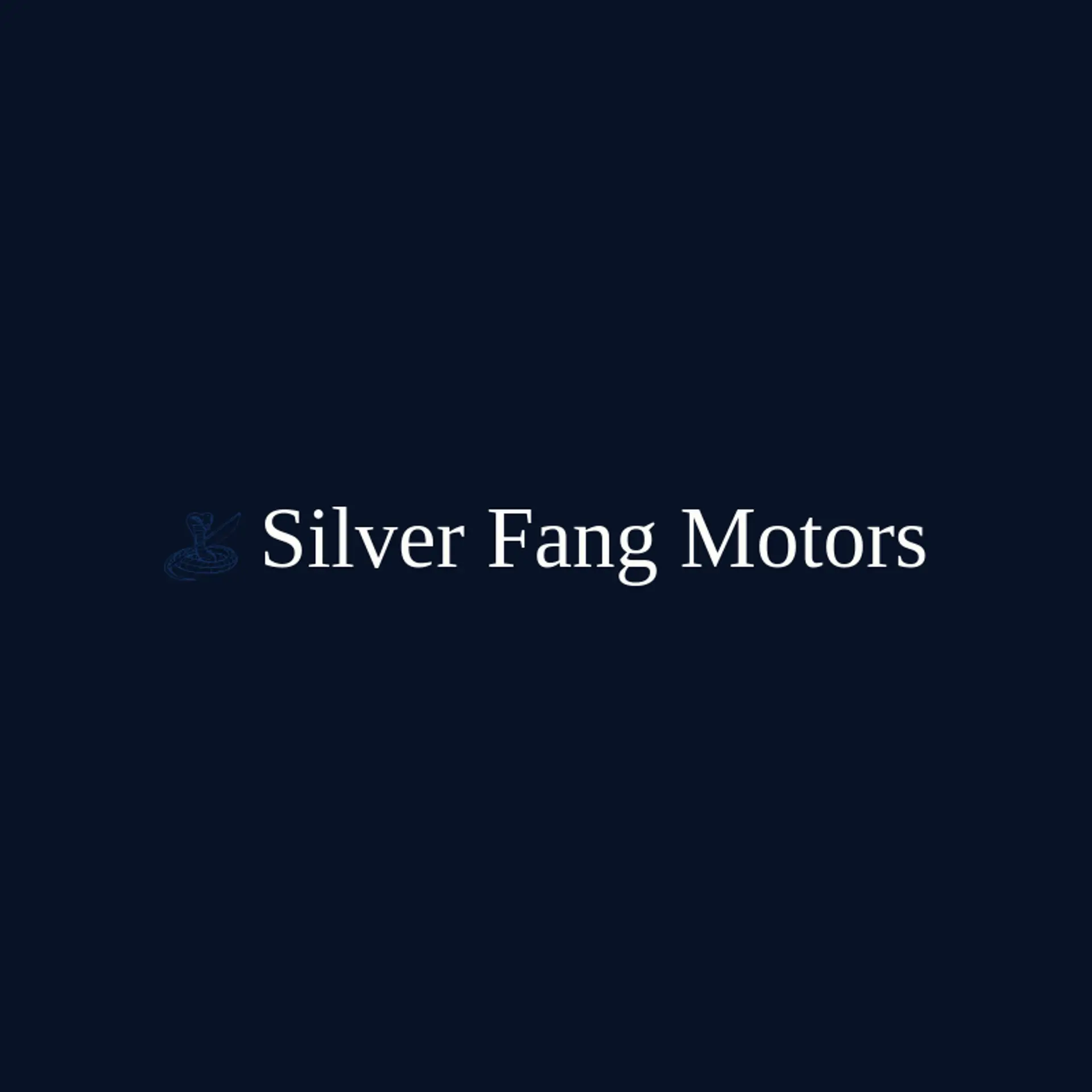 Silver Fang Motors logo for cobra