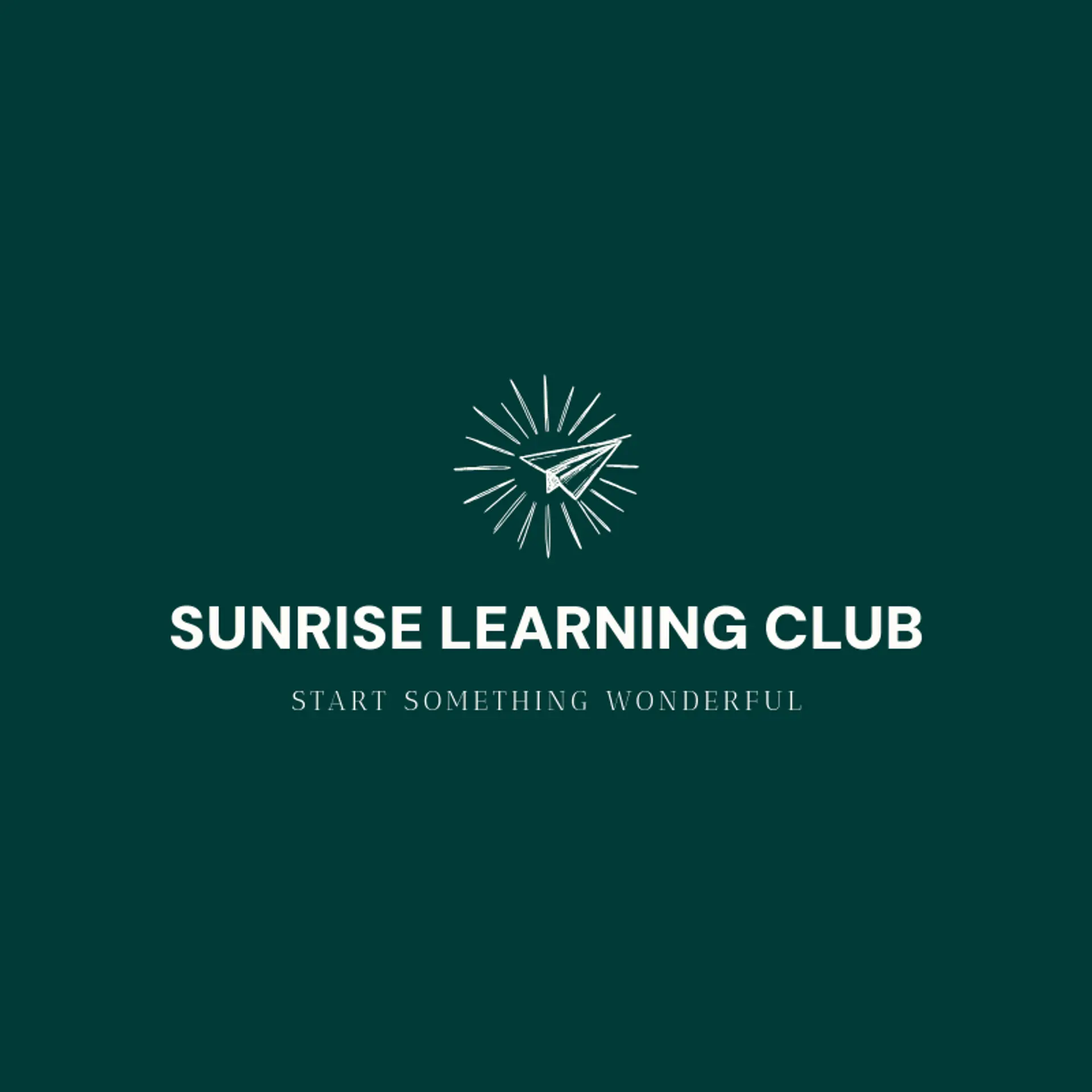 Sunrise Learning Club logo for primary school