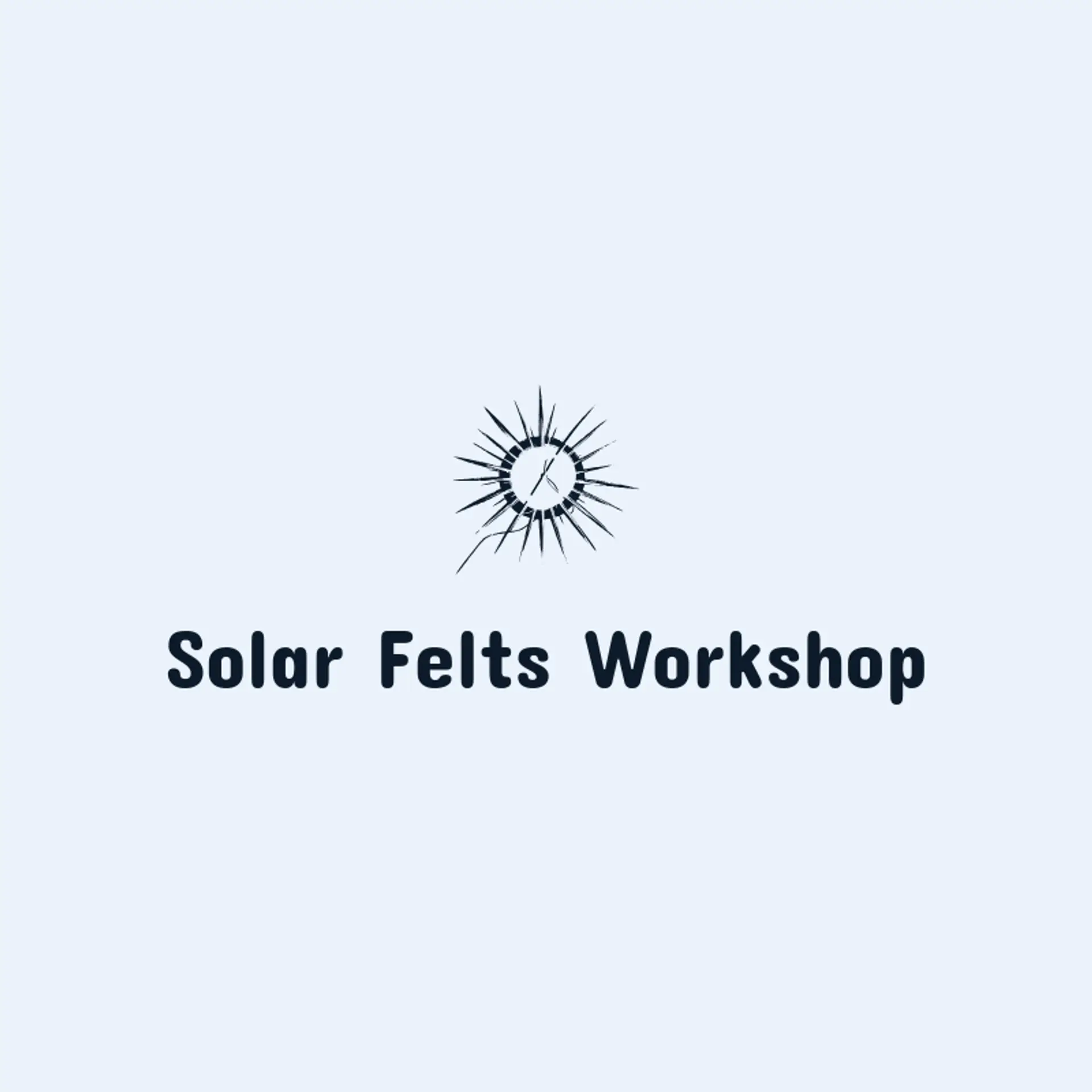 Solar Felts Workshop logo for eclipse