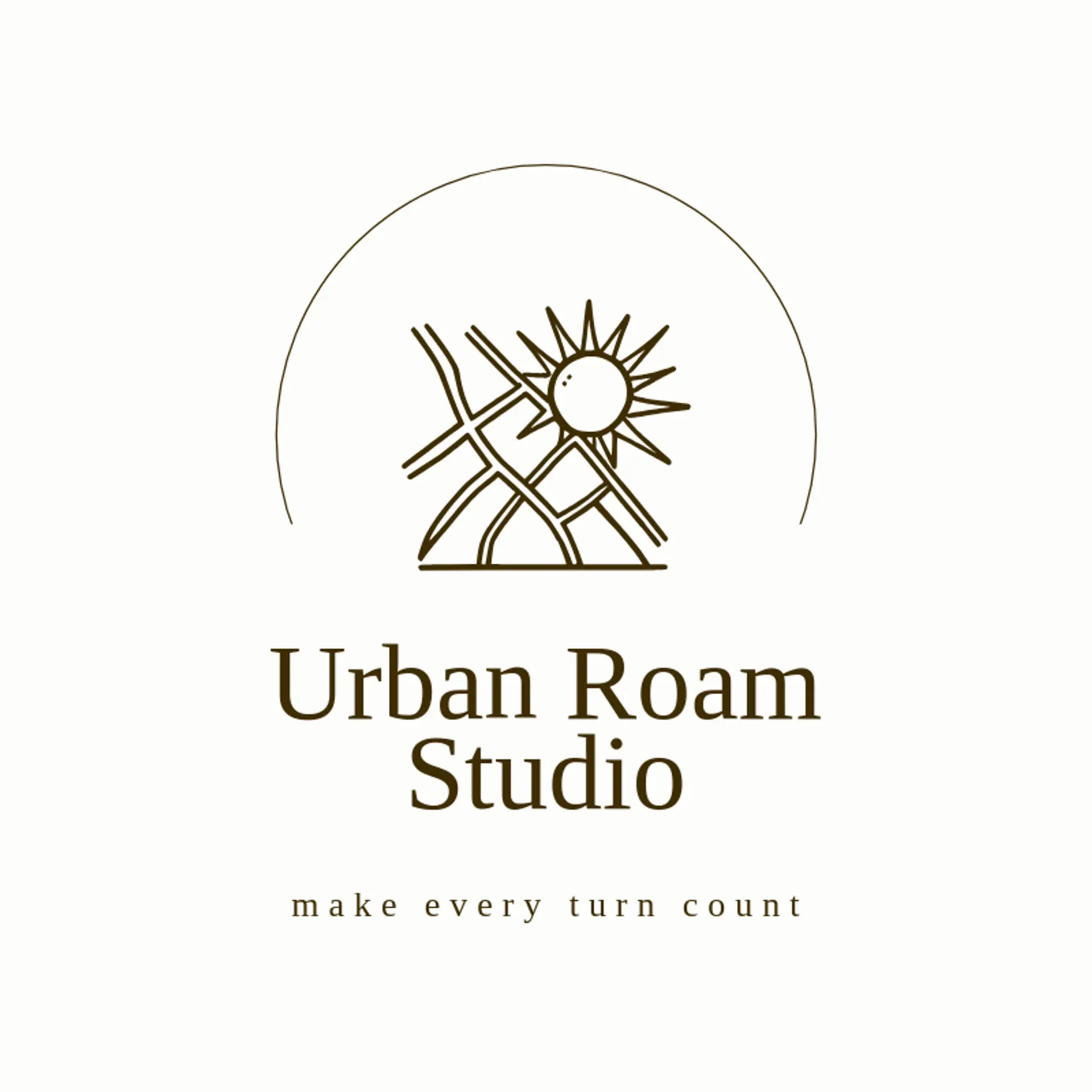 Urban Roam Studio logo for street