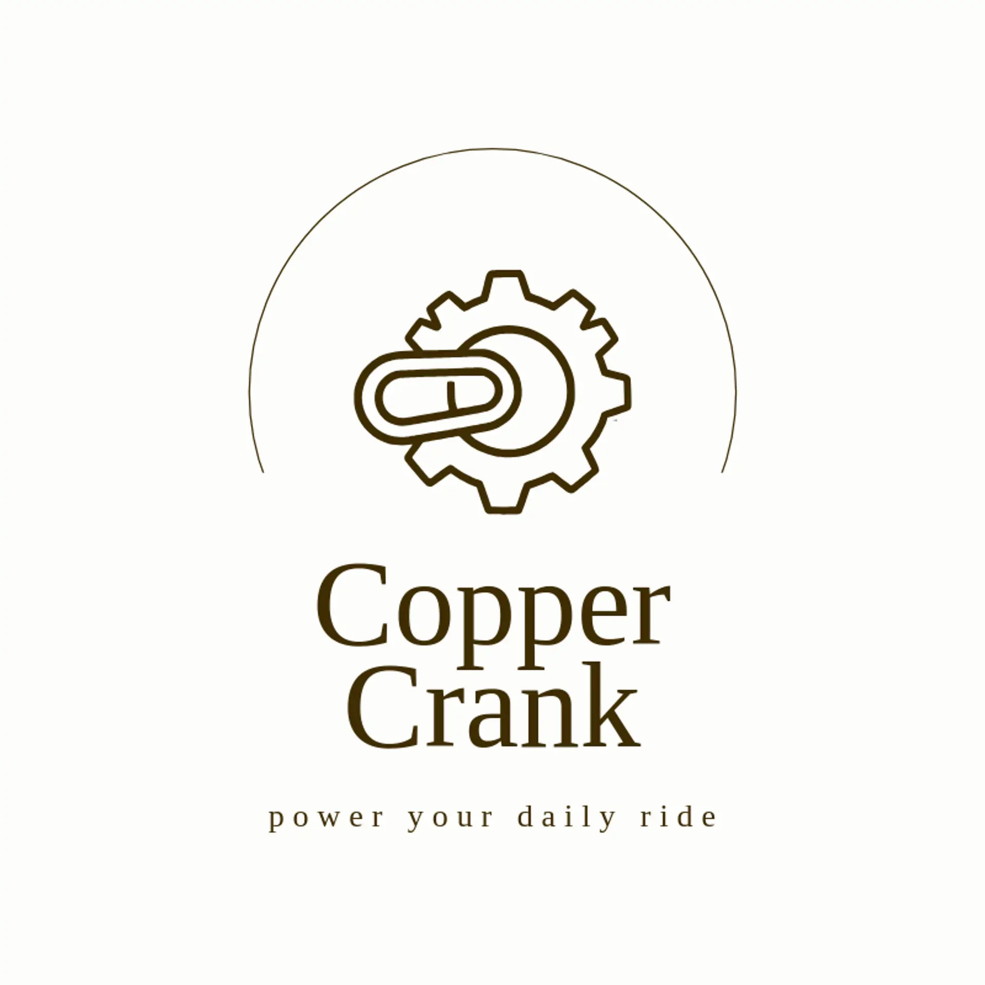 Copper Crank logo for gear